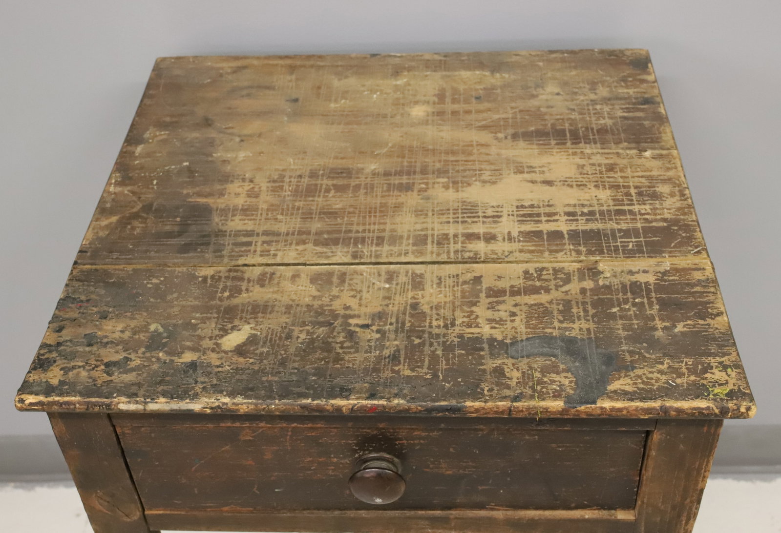19TH C. ONE DRAWER WORK TABLE - 2