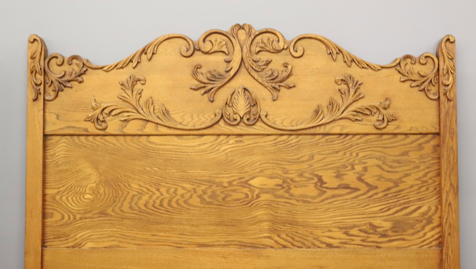 OAK HIGH BACK BED - 3