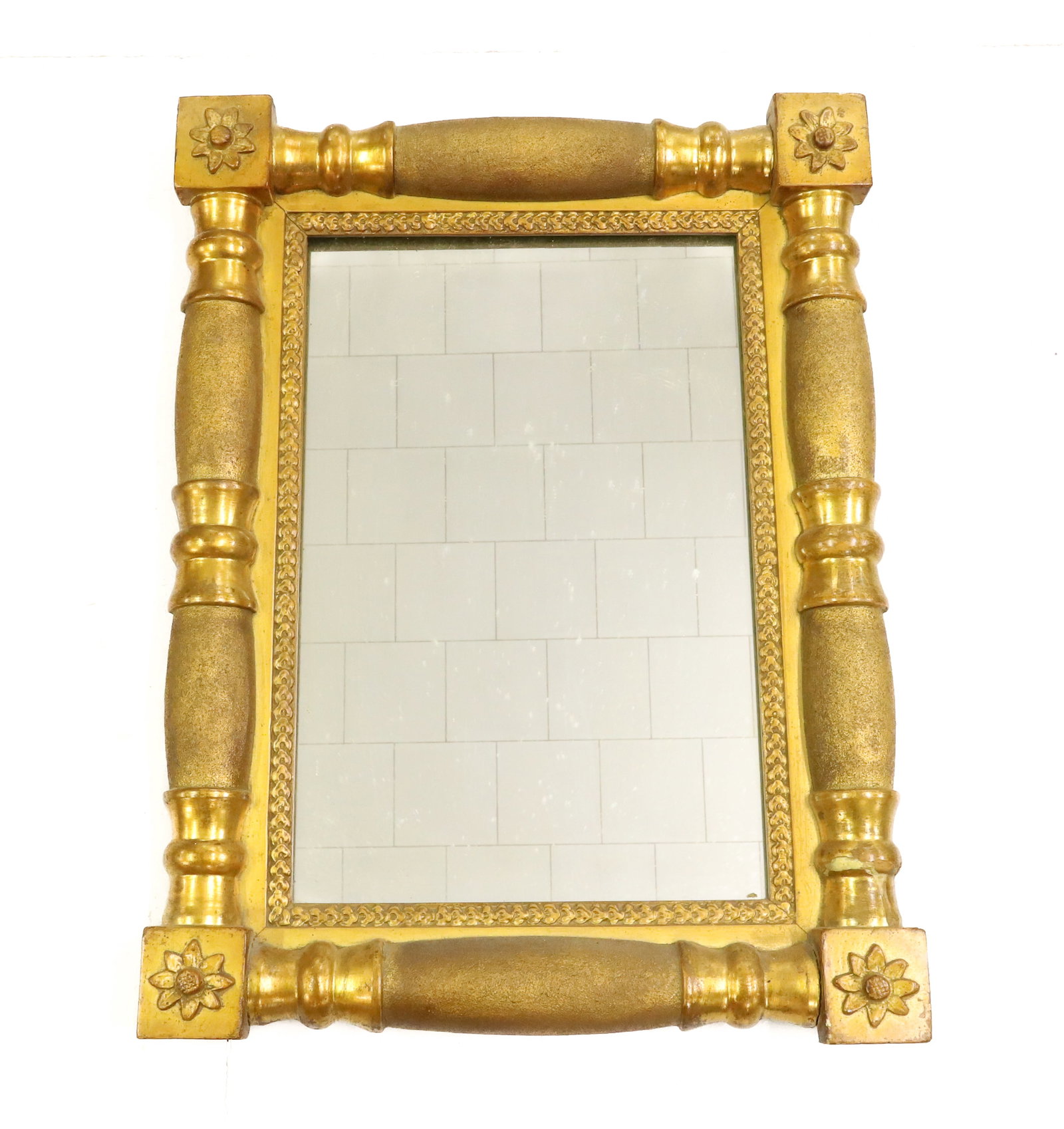 ANTIQUE GILT MIRROR (1 of 6)
