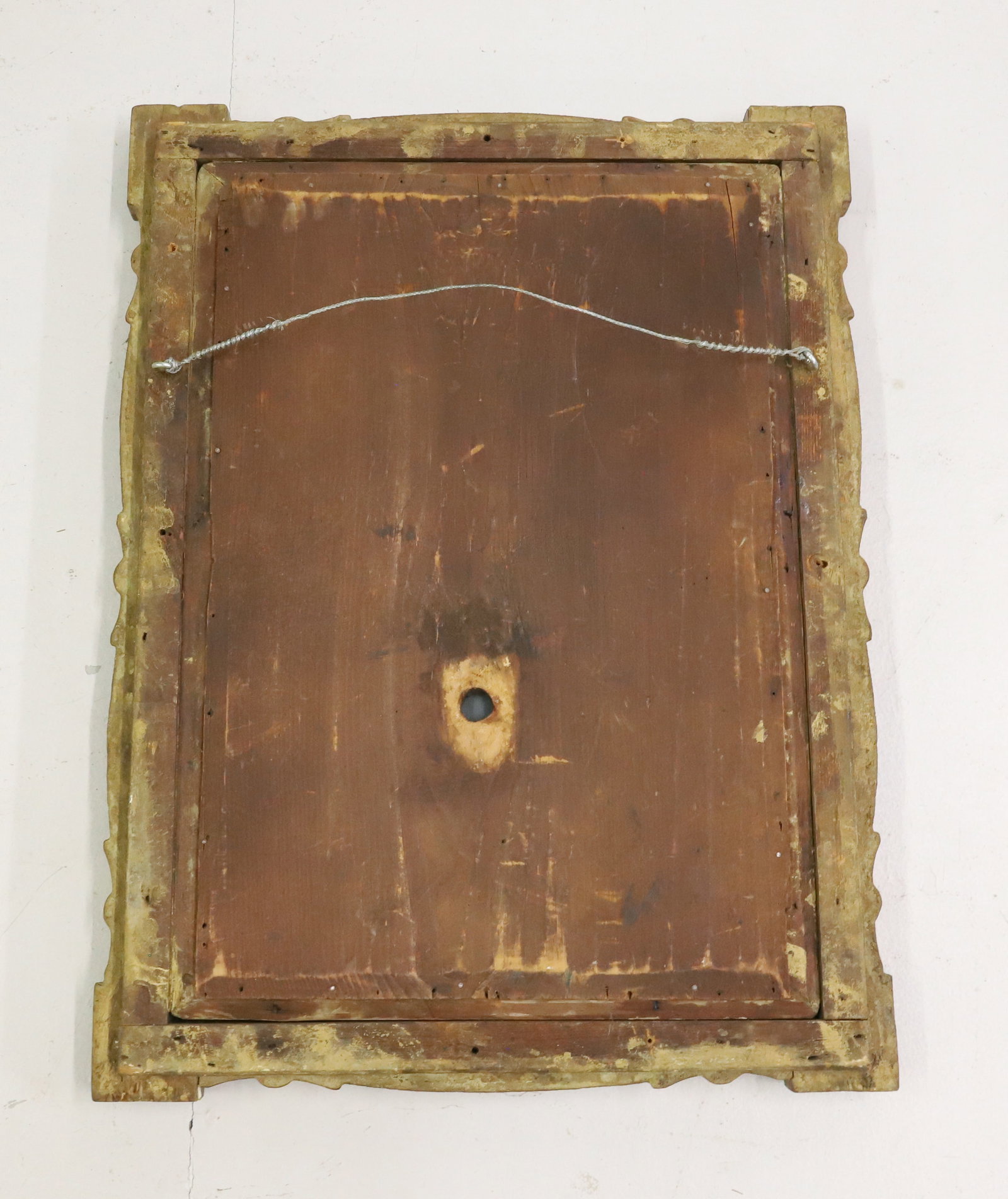 ANTIQUE GILT MIRROR - 6