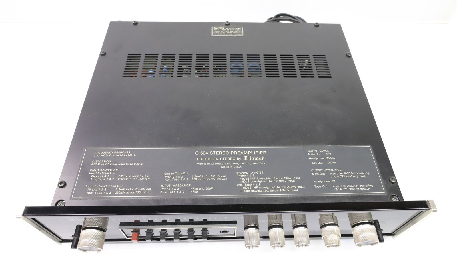 MCINTOSH STEREO PREAMP - 3
