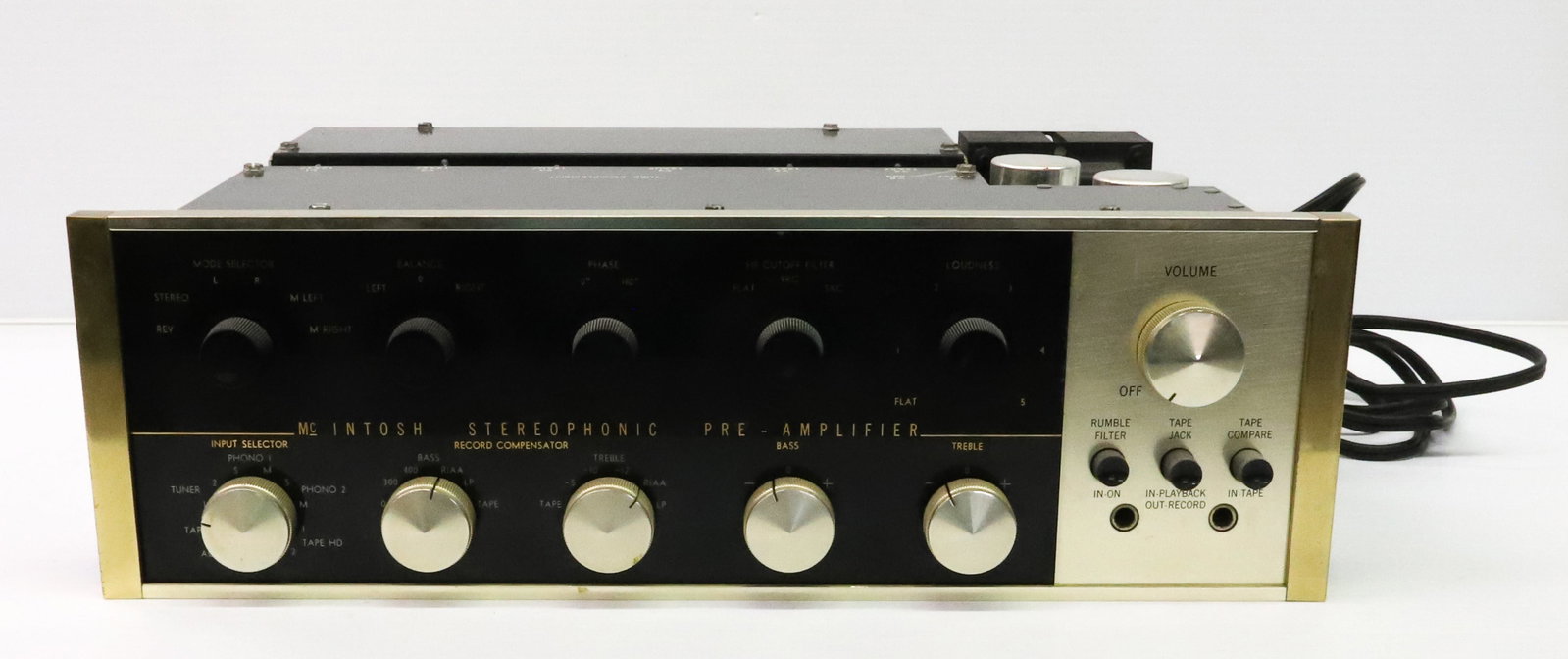 MCINTOSH STEREO COMPENSATOR: MCINTOSH STEREO COMPENSATOR MOD. C-20 SER. NO. 6L015 PLEASE READ CAREFULLY - ITEMS MUST BE PAID FOR THROUGH LIVE AUCTIONEERS OR WITH CASH OR CHECK IN PERSON - Terms for Purchasing and Shipping of Auct