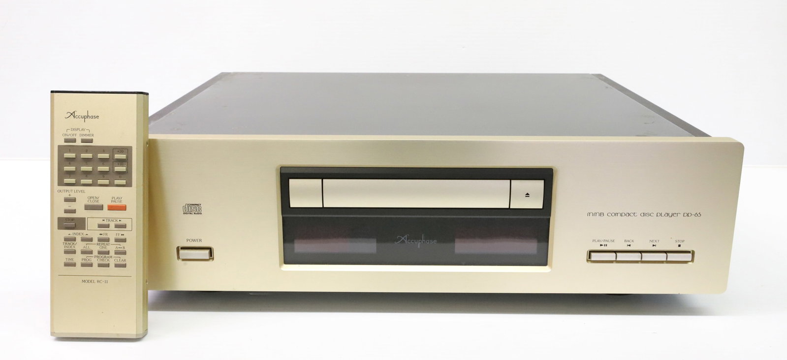ACCUPHASE COMPACT DISC PLAYER: DP-65, SERIAL# G4X154 - WITH MANUAL AND REMOTE PLEASE READ CAREFULLY - ITEMS MUST BE PAID FOR THROUGH LIVE AUCTIONEERS OR WITH CASH OR CHECK IN PERSON - Terms for Purchasing and Shipping of Auction It