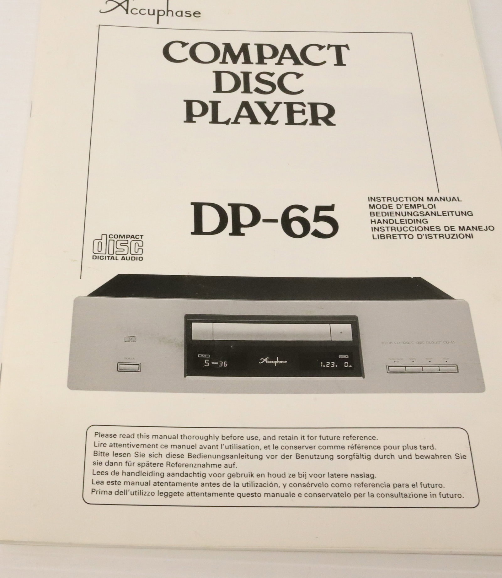 ACCUPHASE COMPACT DISC PLAYER - 2