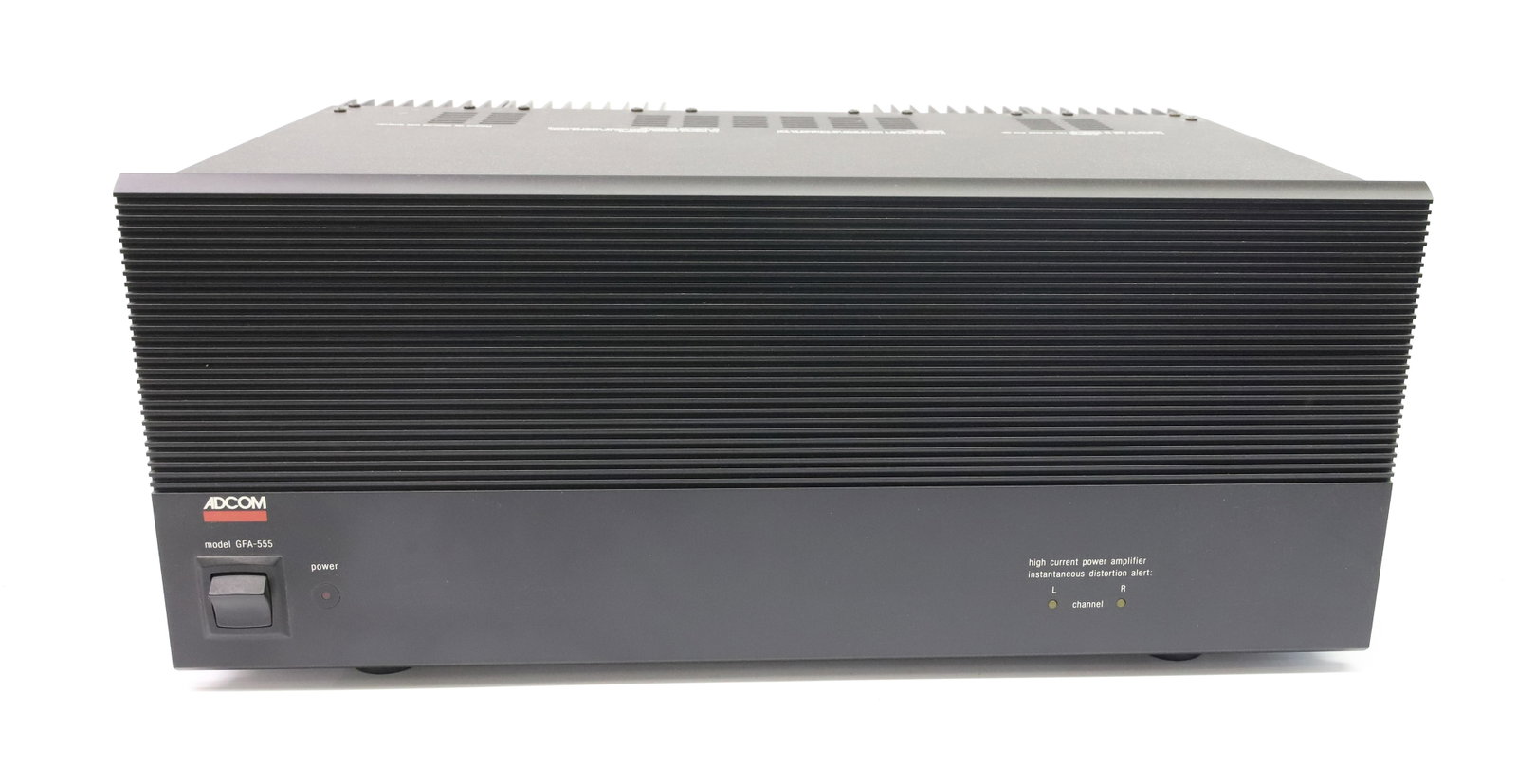 ADCOM POWER AMP: MODEL GFA 555 SERIAL # 93141884 PLEASE READ CAREFULLY - ITEMS MUST BE PAID FOR THROUGH LIVE AUCTIONEERS OR WITH CASH OR CHECK IN PERSON - Terms for Purchasing and Shipping of Auction Items. Please