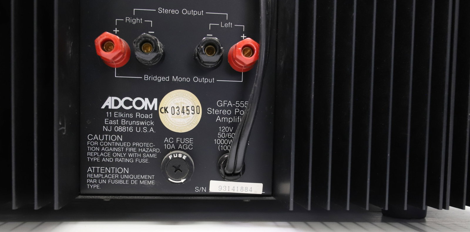 ADCOM POWER AMP - 4