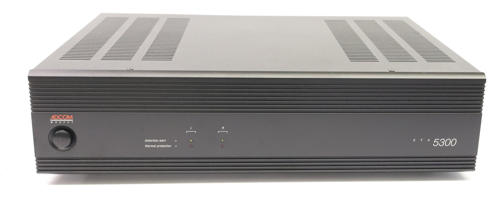 ADCOM POWER AMP: MODEL GFA-5300 SERIAL# A531FB07102 PLEASE READ CAREFULLY - ITEMS MUST BE PAID FOR THROUGH LIVE AUCTIONEERS OR WITH CASH OR CHECK IN PERSON - Terms for Purchasing and Shipping of Auction Items. Please
