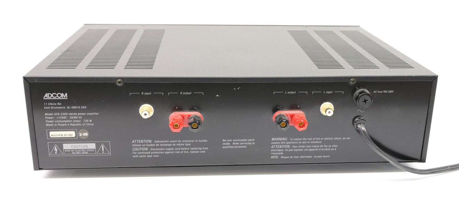 ADCOM POWER AMP - 2