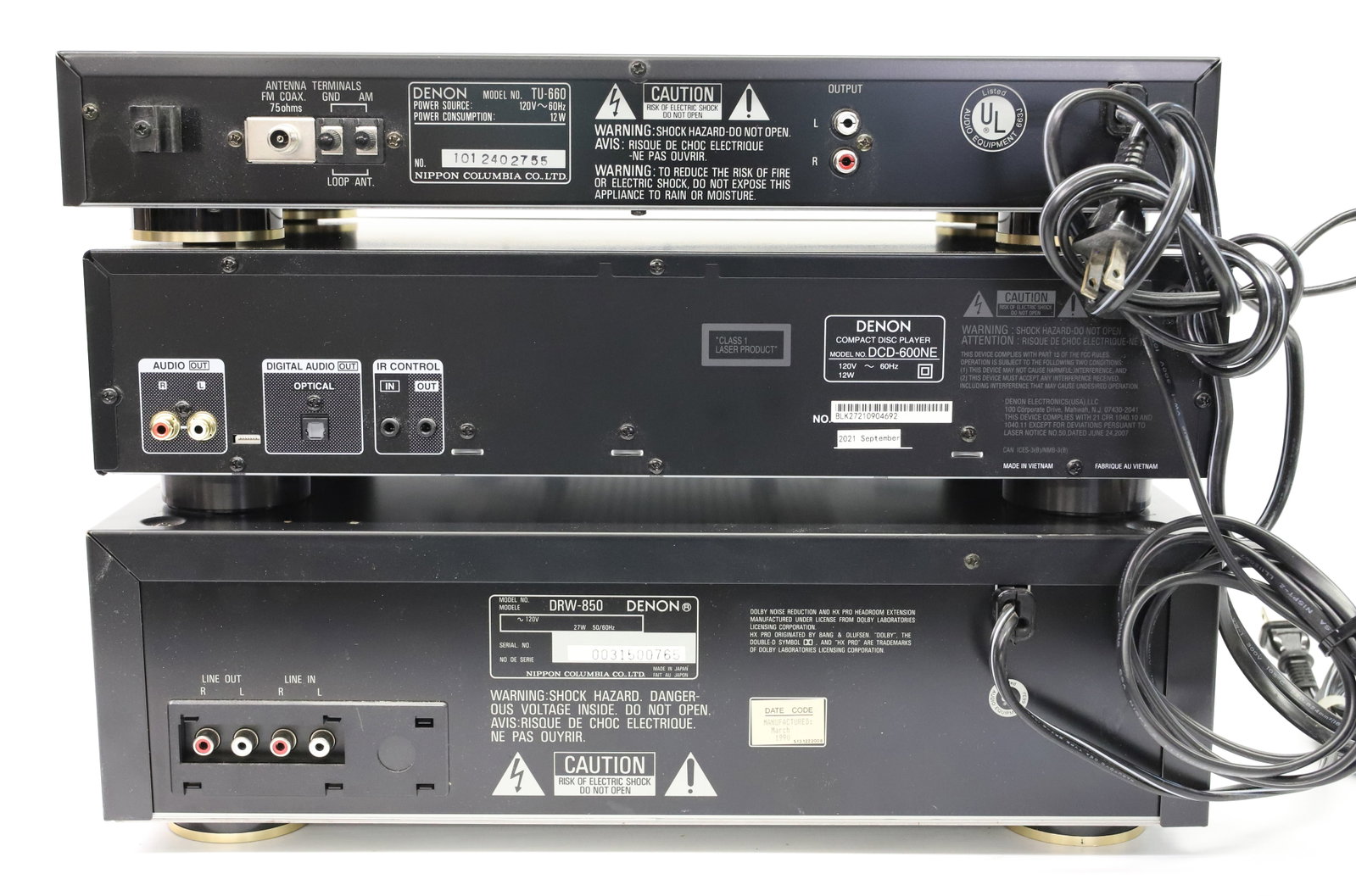 DENON STEREO COMPONENTS - 4
