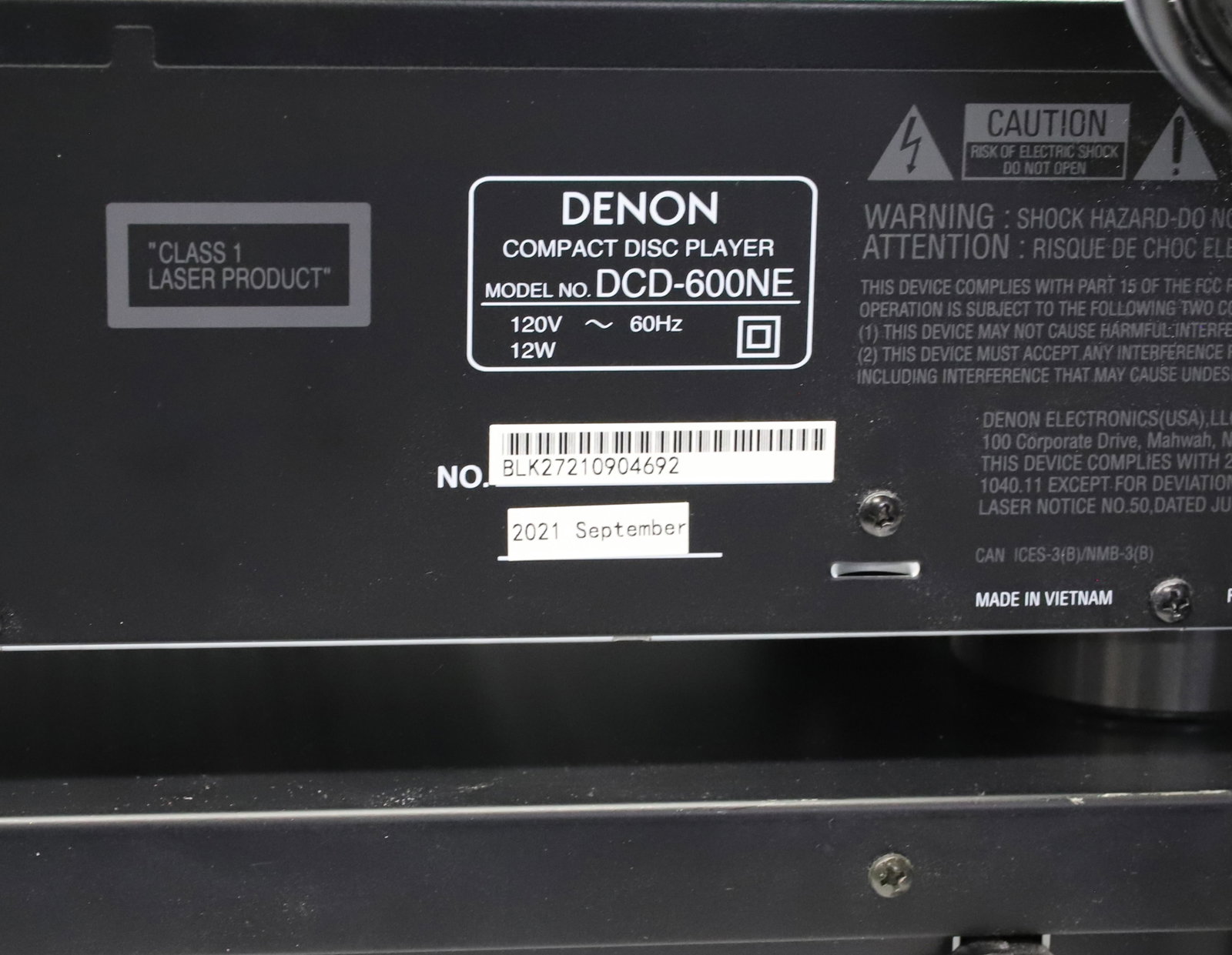 DENON STEREO COMPONENTS - 6