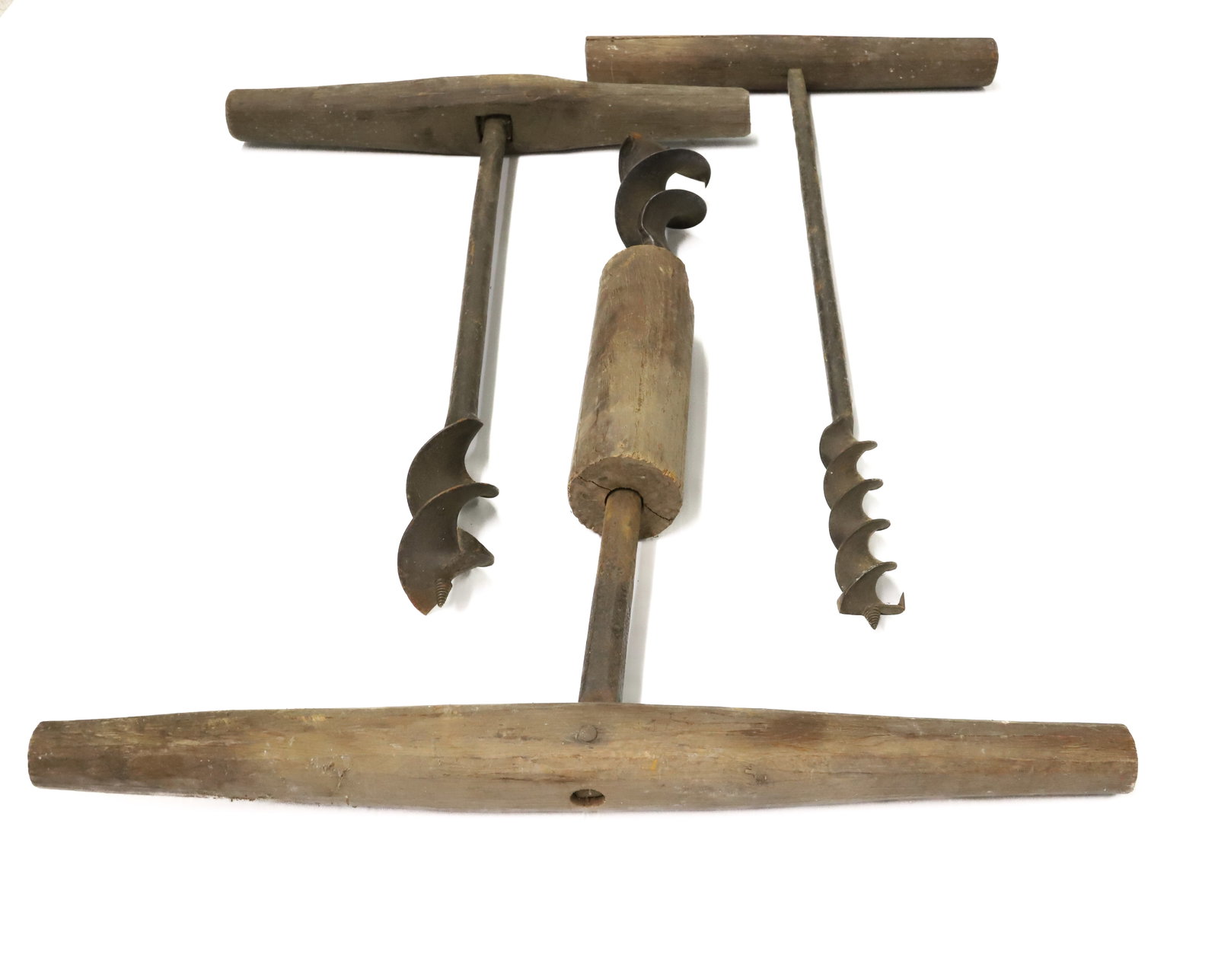 (3) LARGE PRIMITIVE AUGERS - 2