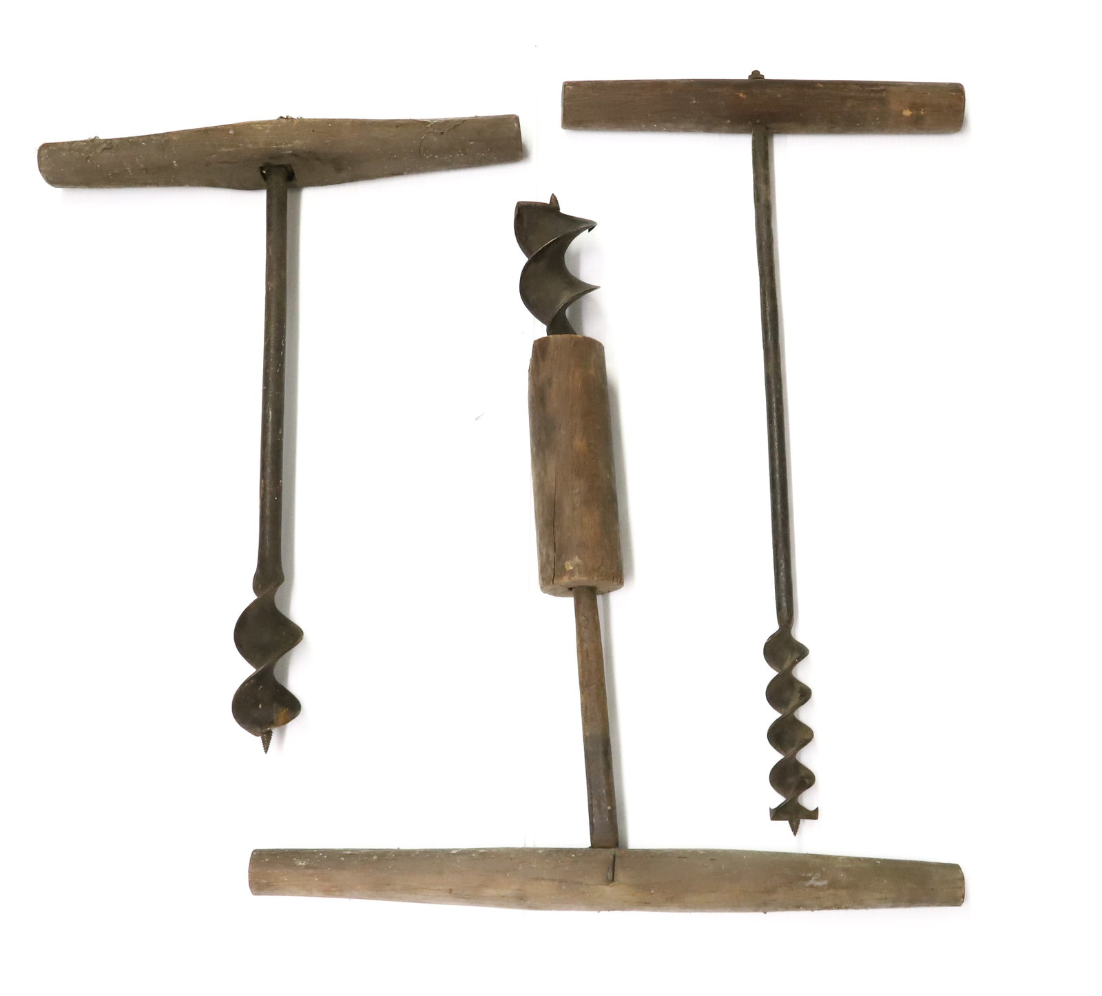 (3) LARGE PRIMITIVE AUGERS - 4
