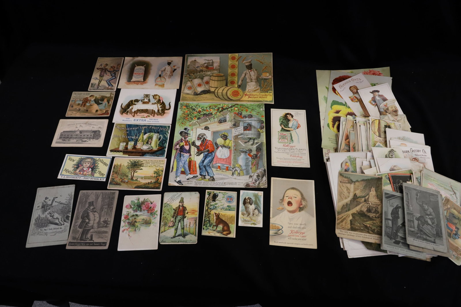 LOT OF VICTORIAN TRADE CARDS (1 of 13)