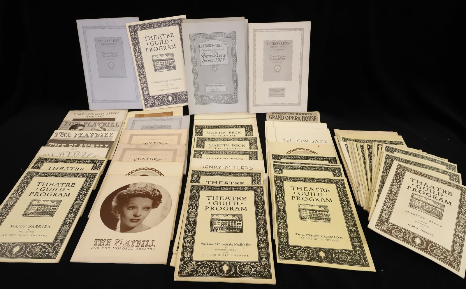 ANTIQUE OPERA HOUSE AND THEATER PLAYBILLS, PROGRAMS (1 of 4)