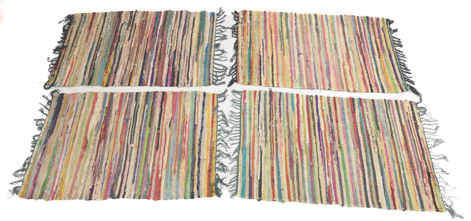 (4) RAG RUGS (1 of 4)
