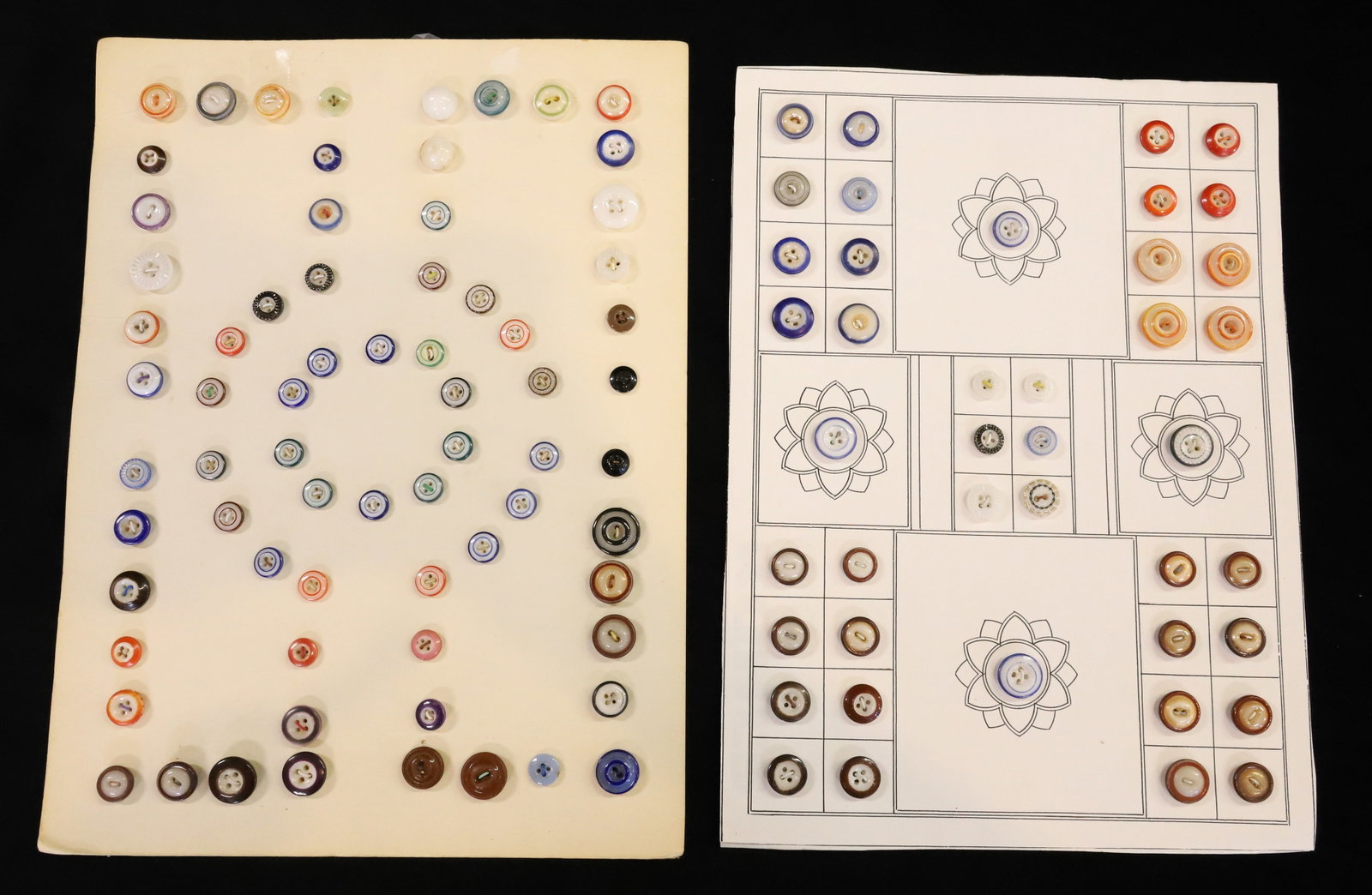 LOT OF ANTIQUE BUTTONS (1 of 3)