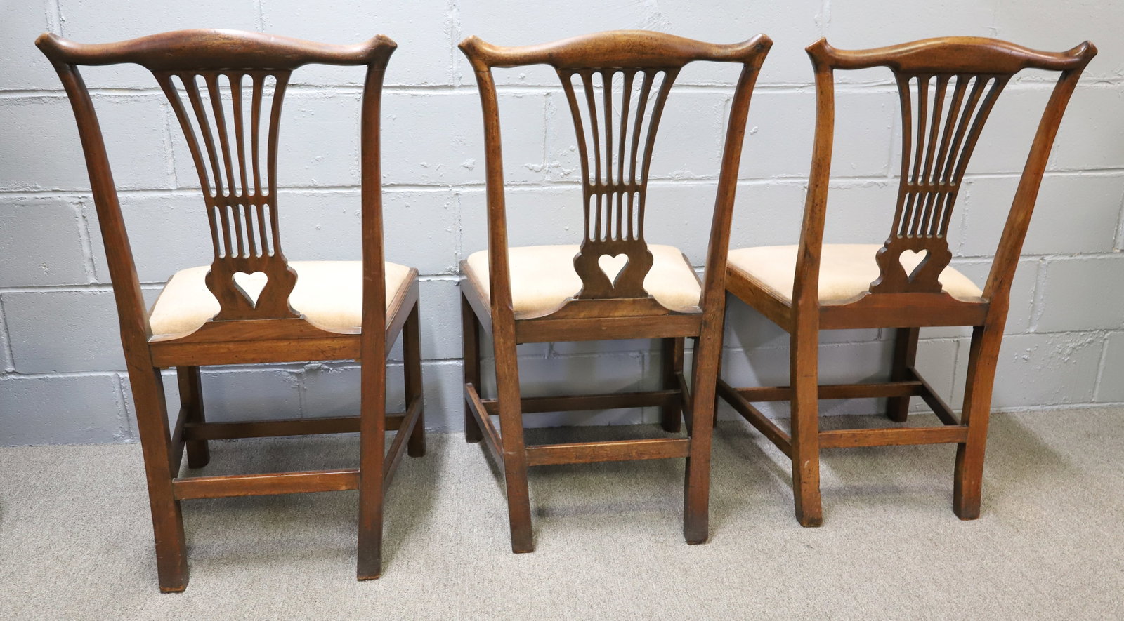 (3) CHIPPENDALE SIDE CHAIRS - 4
