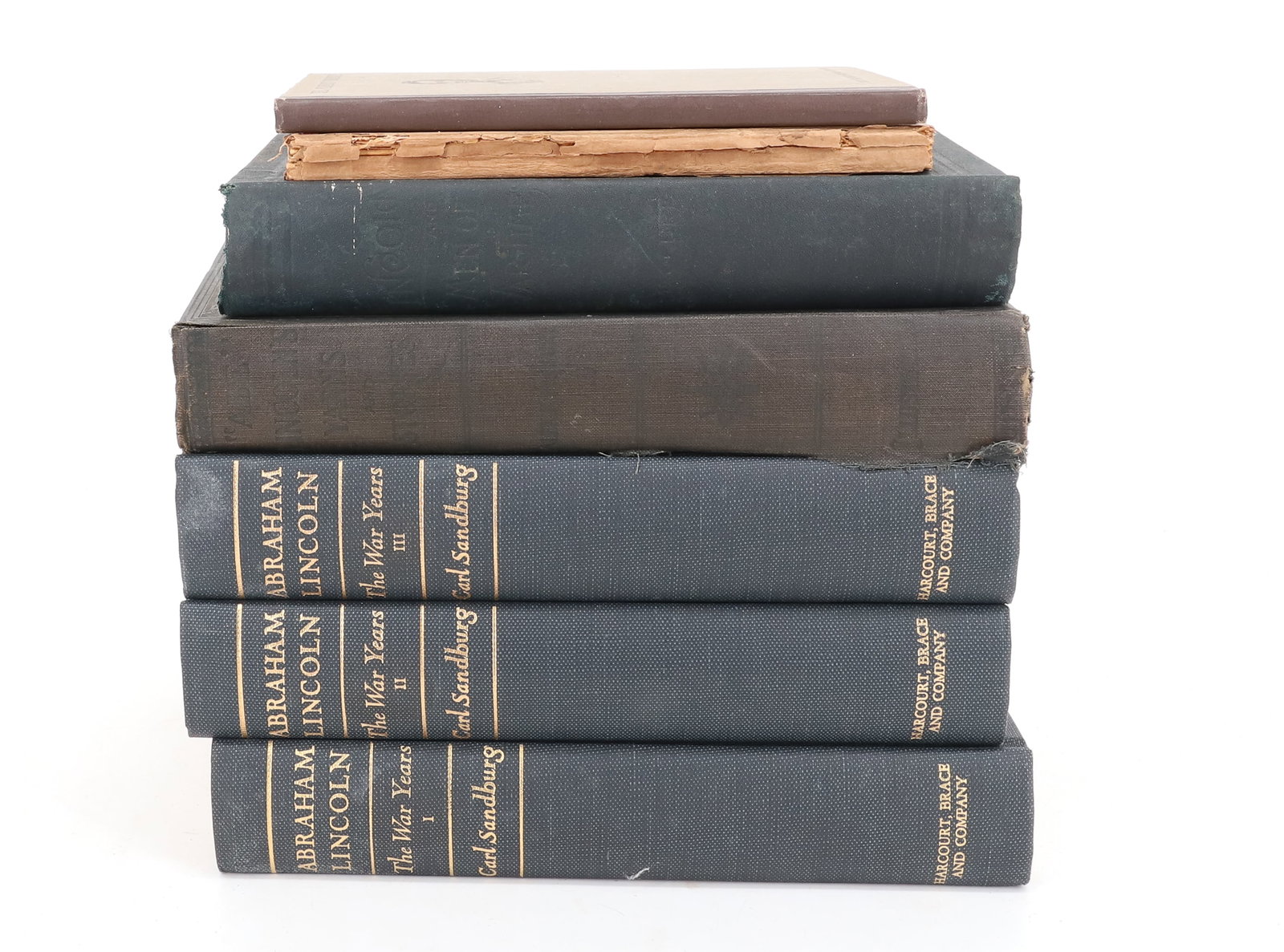 LOT OF ABRAHAM LINCOLN BOOKS (1 of 8)