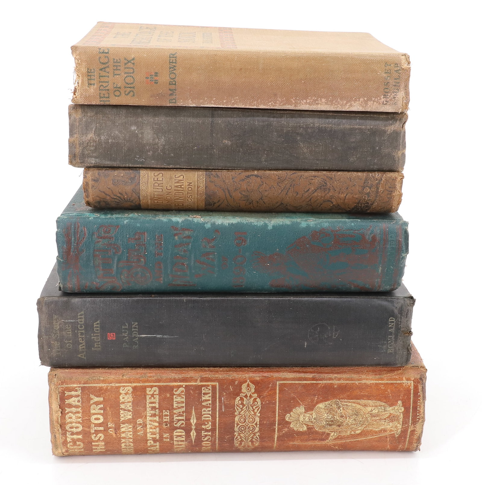 LOT OF AMERICAN HISTORY BOOKS, NATIVE AMERICANS (1 of 18)
