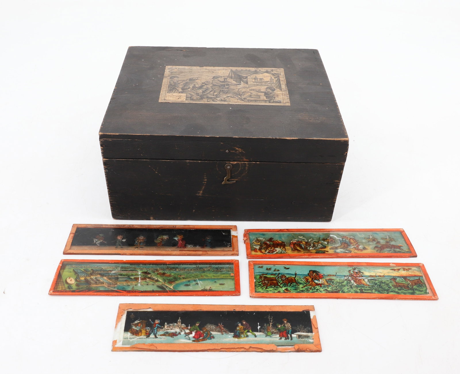 MAGIC LANTERN GLASS SLIDES - 2