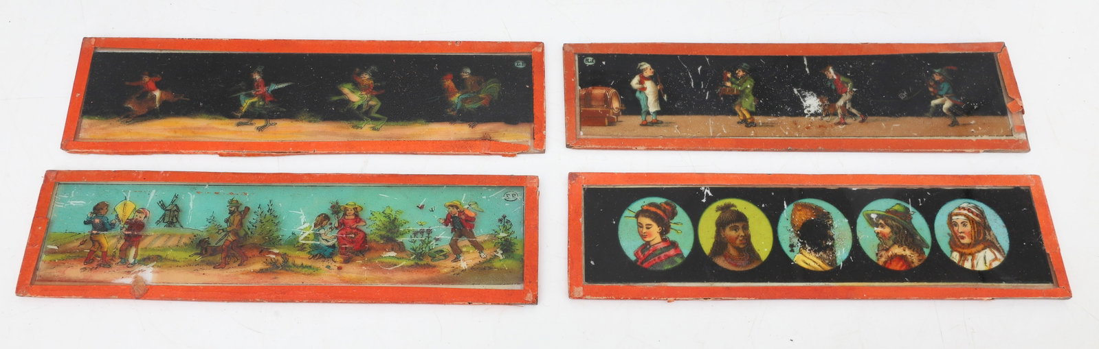 MAGIC LANTERN GLASS SLIDES - 4