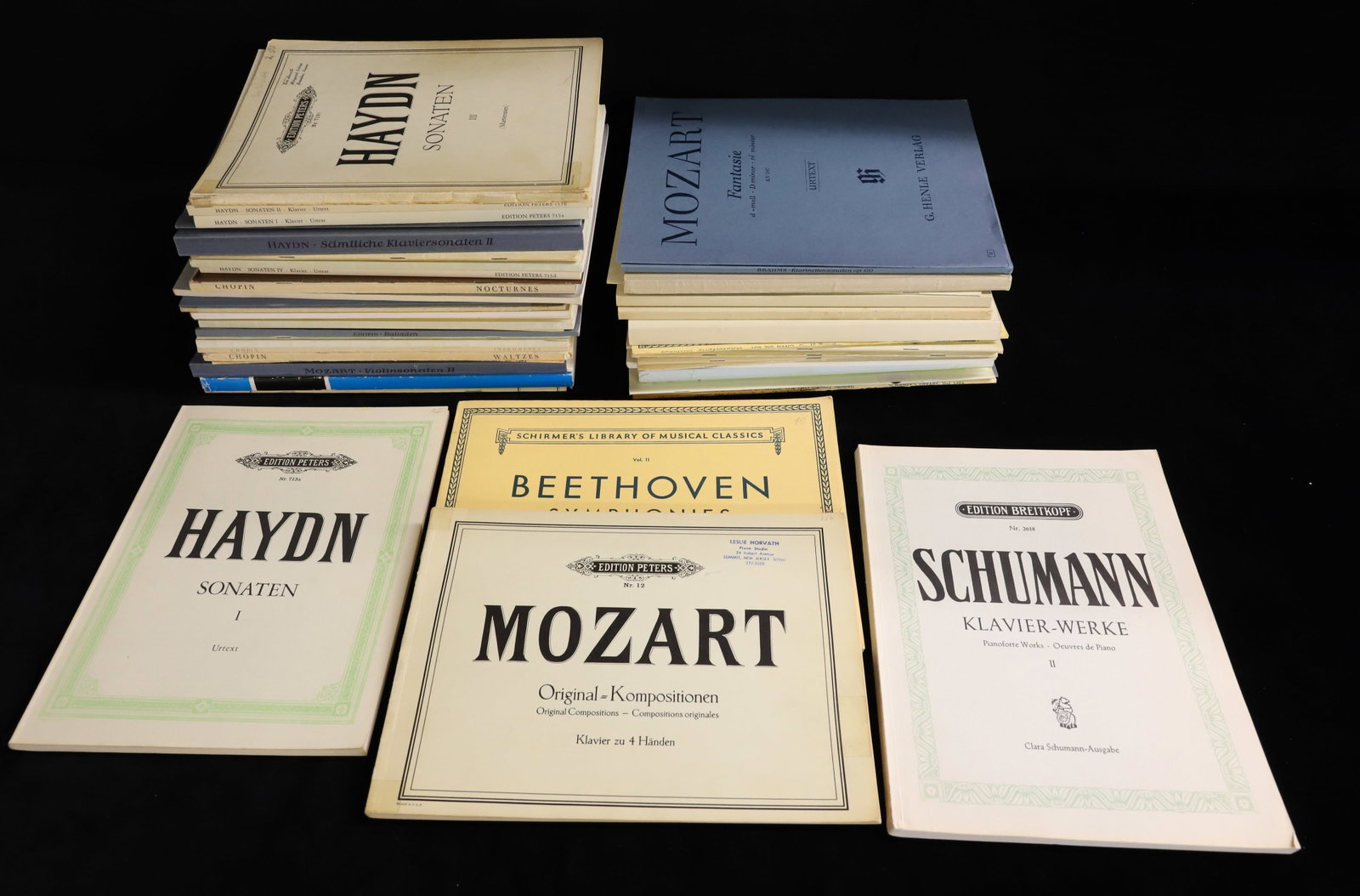 LARGE LOT OF CLASSICAL SHEET MUSIC (1 of 4)