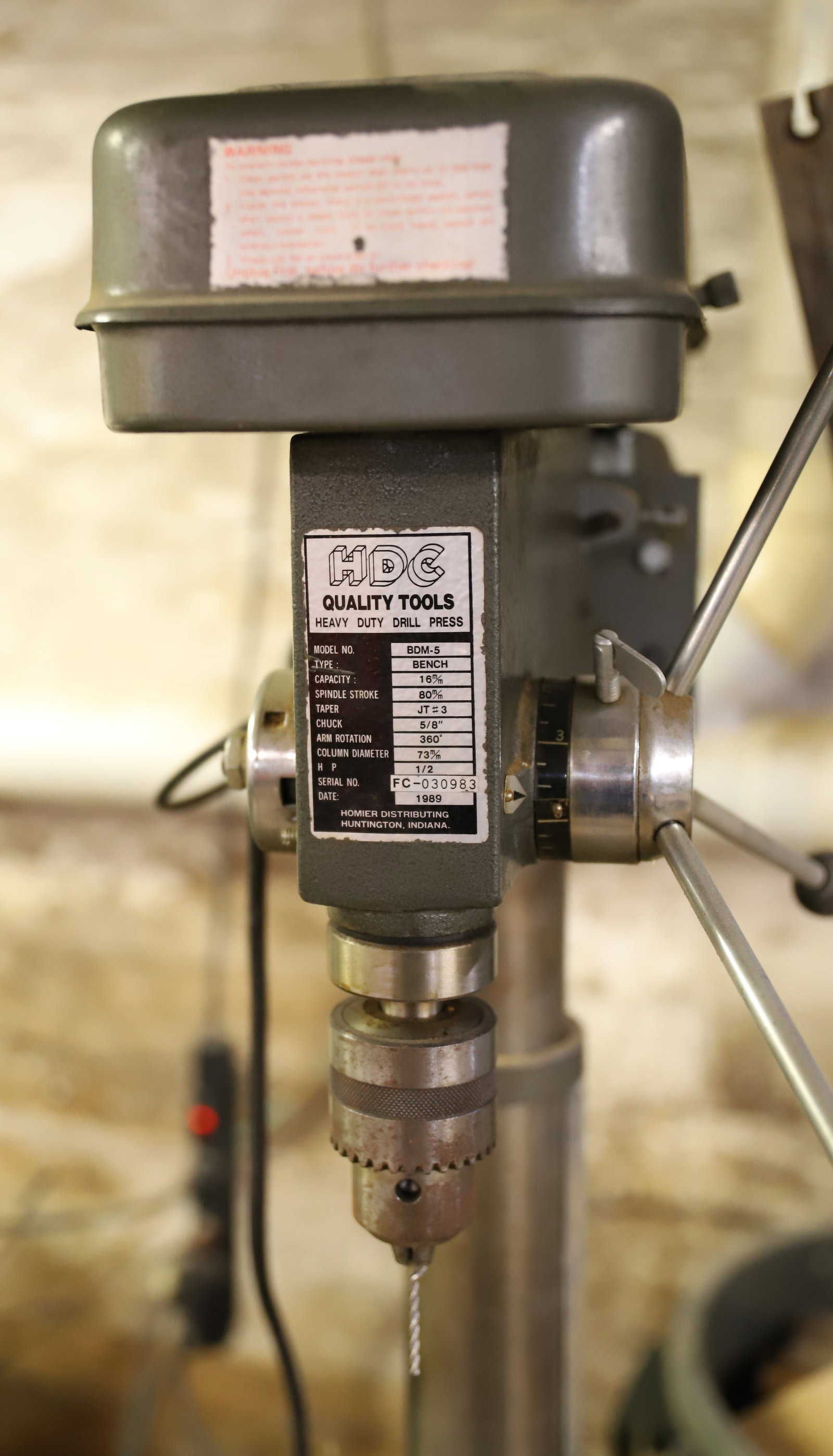 HDC DRILL PRESS - 3