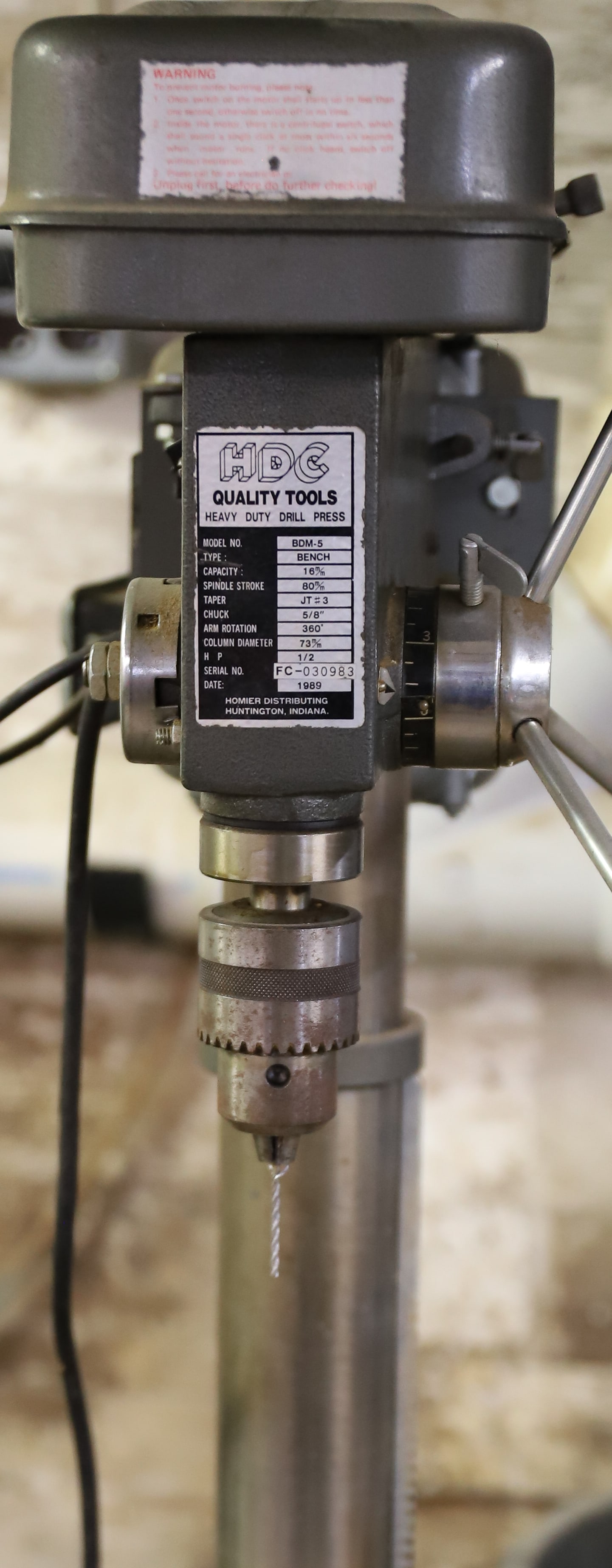 HDC DRILL PRESS - 4