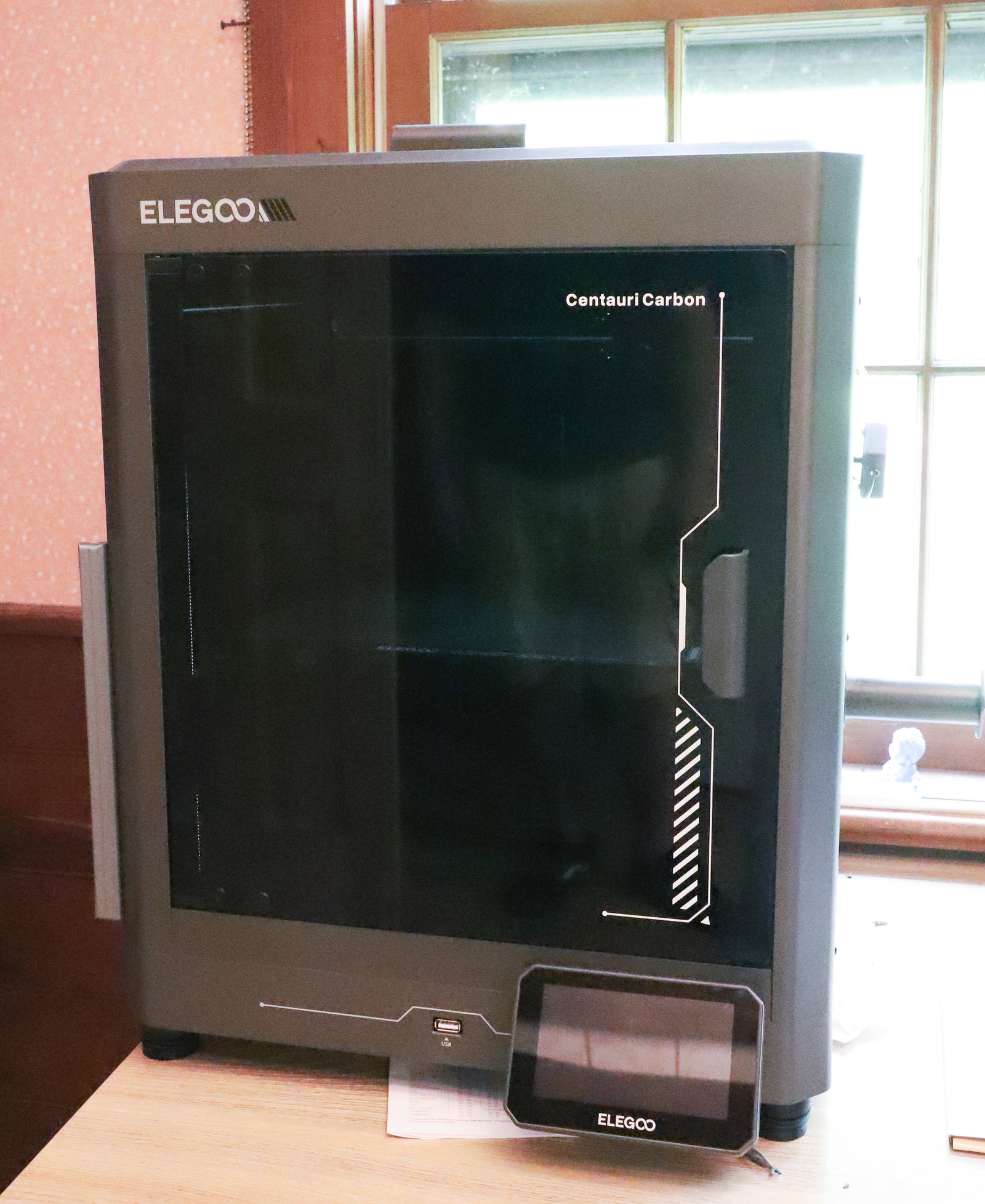 ELEGOO ENCLOSED 3D PRINTER: CENTAURI COREXY 3D PRINTER PLEASE READ CAREFULLY. THIS IS AN ONLINE ONLY AUCTION. PICK-UP WILL TAKE PLACE AT THE LOCATION OF THE AUCTION AT 1570 HARBOURTON ROCKTOWN RD, LAMBERTVILLE, NJ. 08530 -
