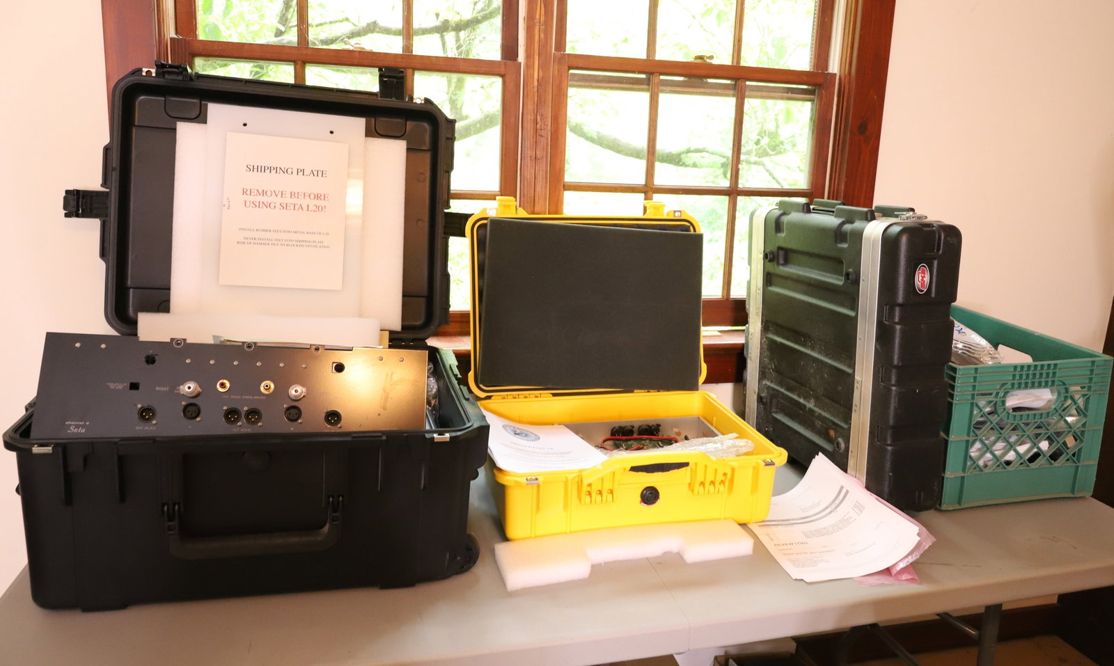 CHANNEL D EQUIPMENT: BOXES OF SATA ITEMS PLEASE READ CAREFULLY. THIS IS AN ONLINE ONLY AUCTION. PICK-UP WILL TAKE PLACE AT THE LOCATION OF THE AUCTION AT 1570 HARBOURTON ROCKTOWN RD, LAMBERTVILLE, NJ. 08530 - THERE WILL