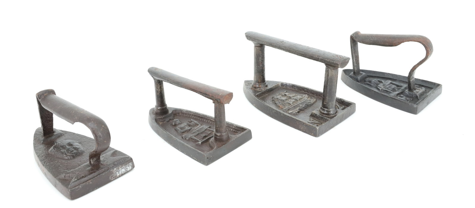 (4) EARLY FLAT IRONS - 2