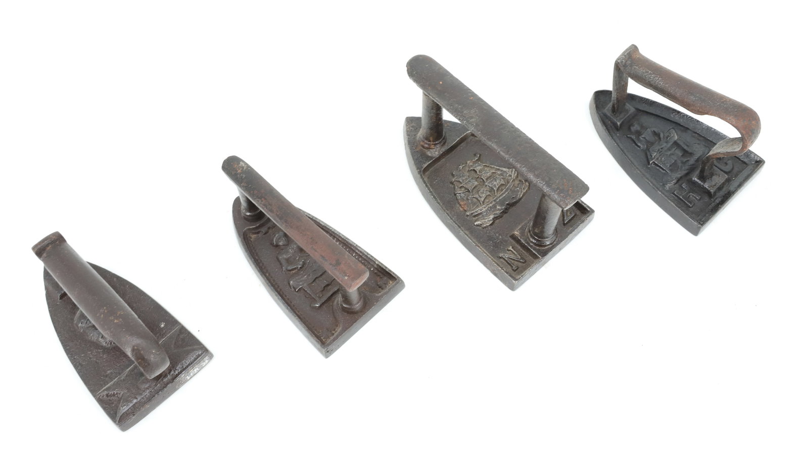 (4) EARLY FLAT IRONS - 3