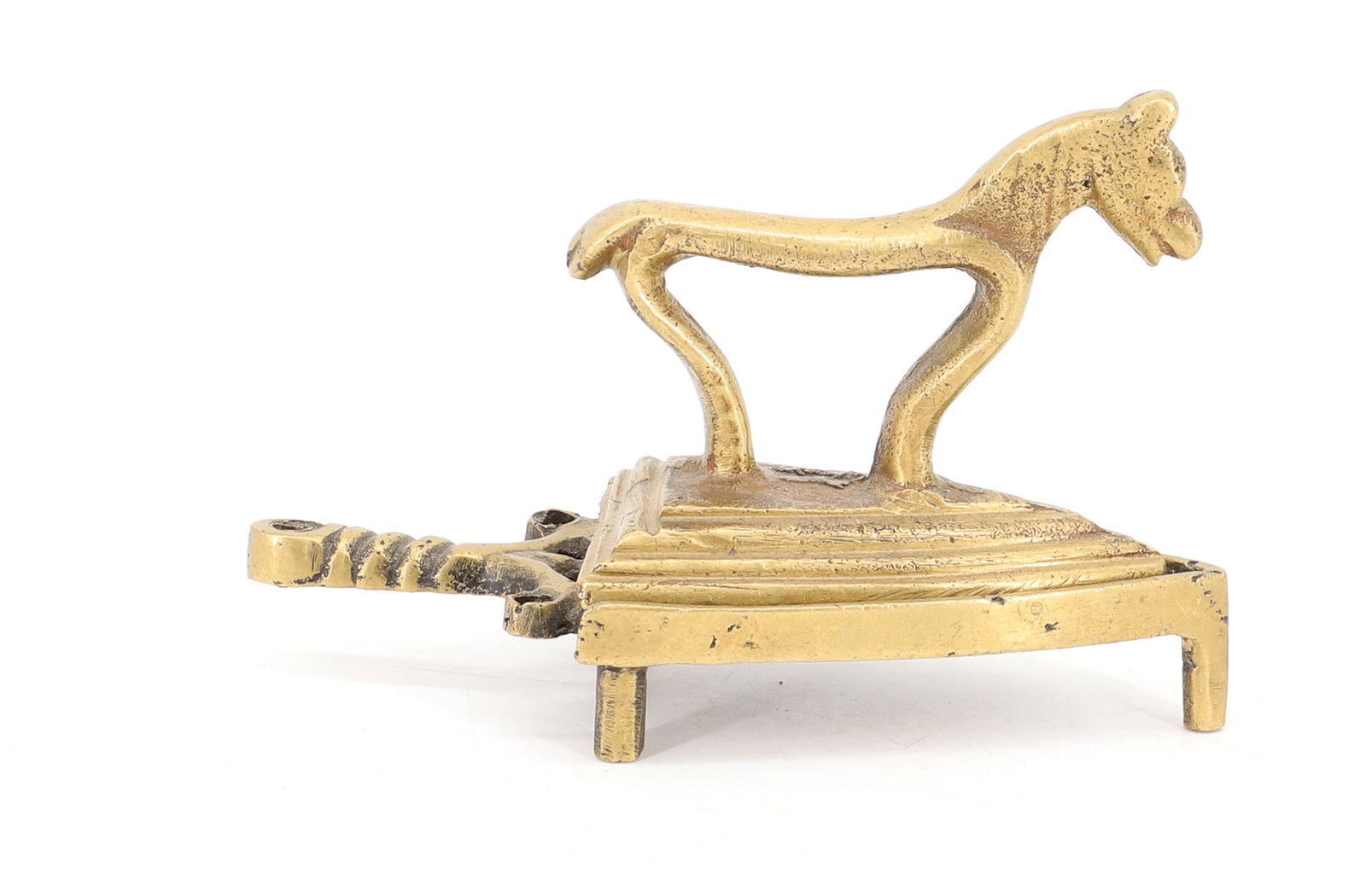 EARLY FIGURAL SMALL SIZE FLAT IRON (1 of 5)