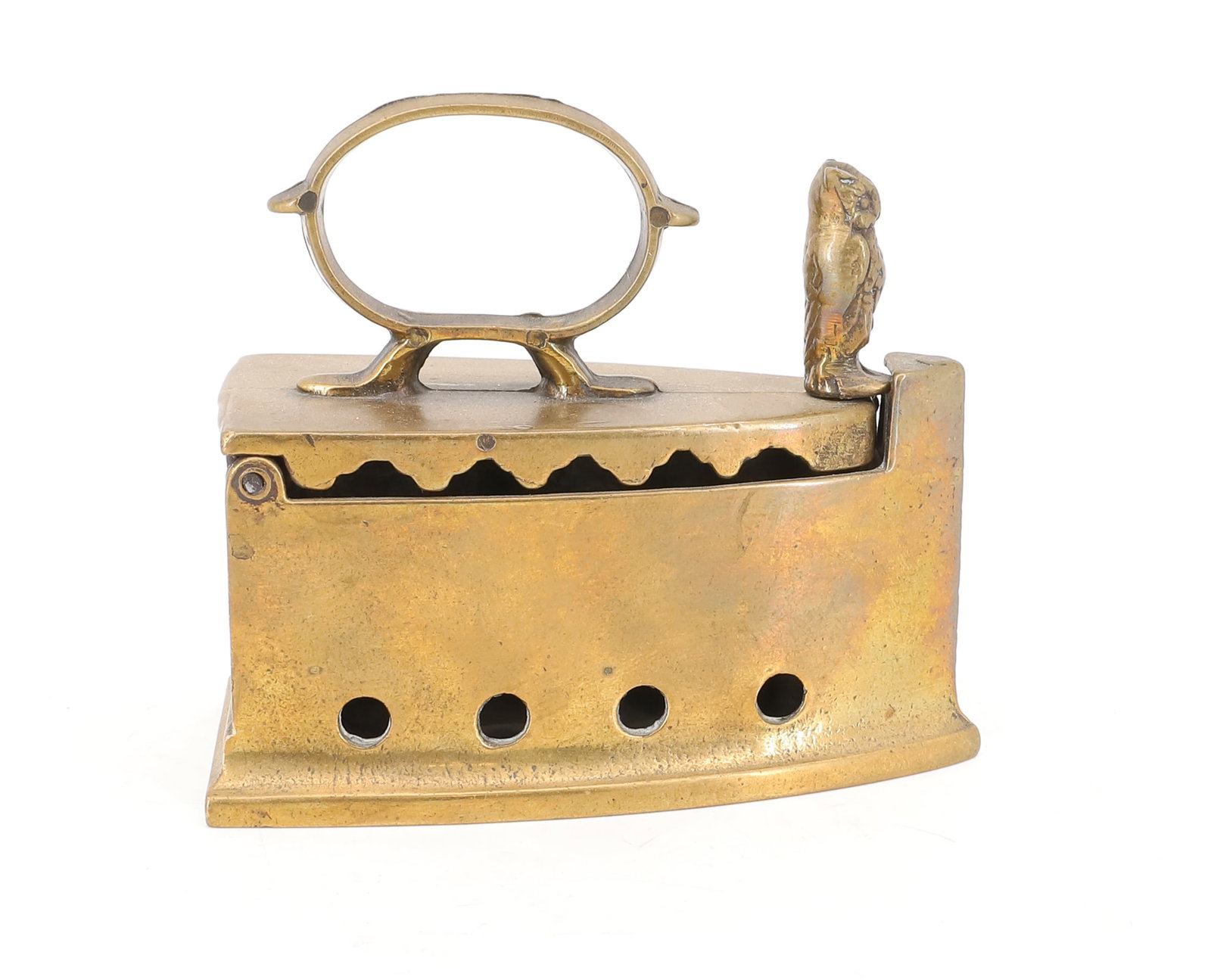 SMALL SIZE FIGURAL CHARCOAL IRON (1 of 6)