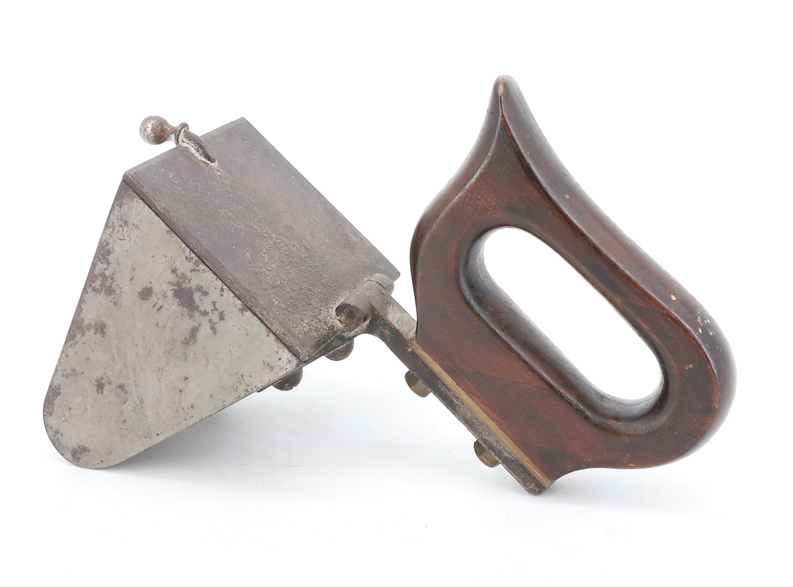UNUSUAL FORGED POLISHING IRON (1 of 4)
