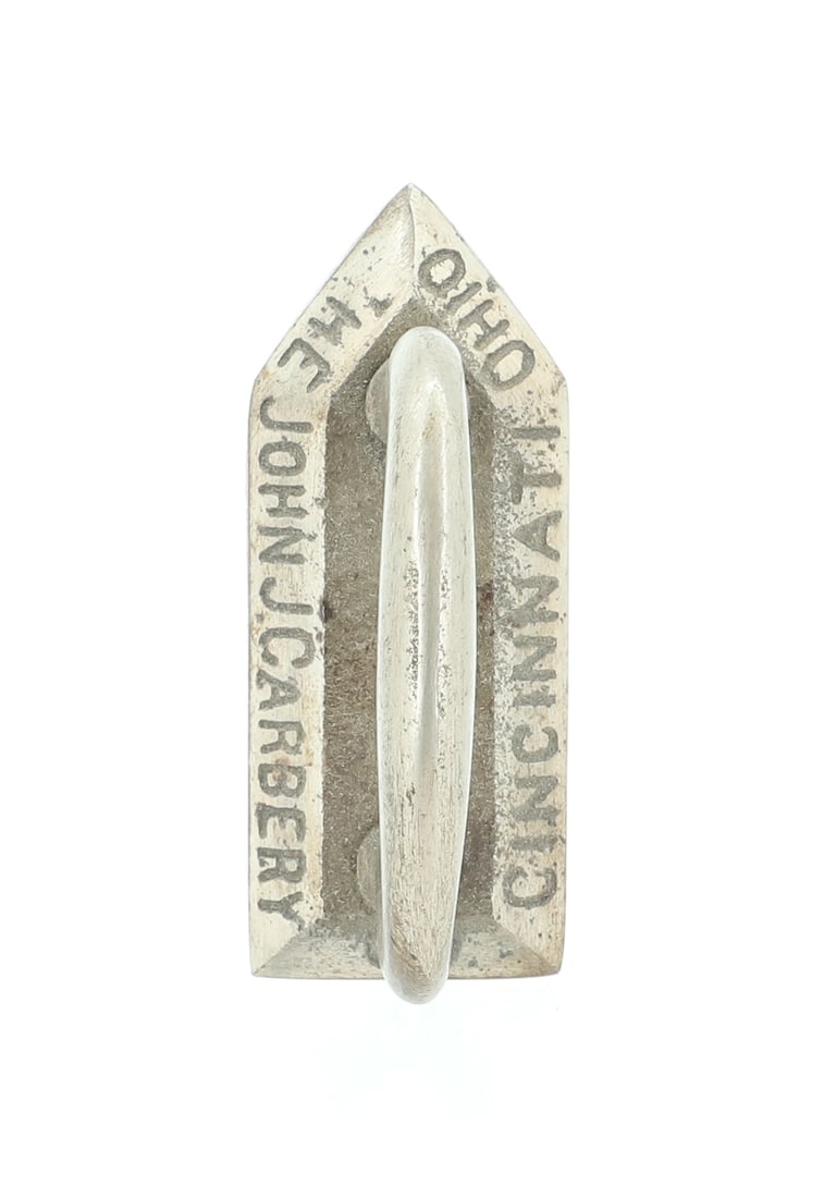 MINIATURE ADVERTISING TAILOR IRON PAPERWEIGHT (1 of 4)