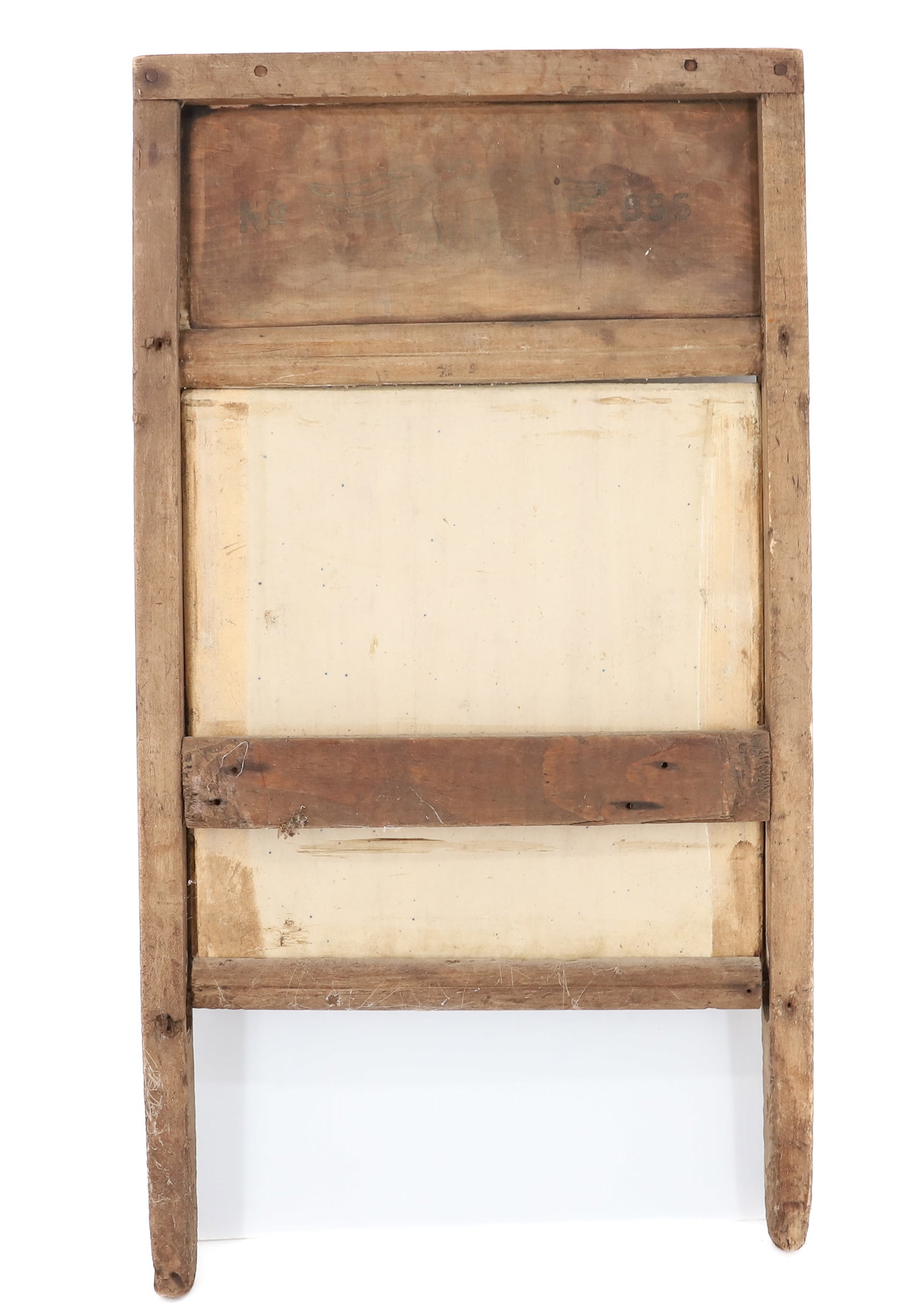 WASHBOARD WITH POTTERY INSERT - 2