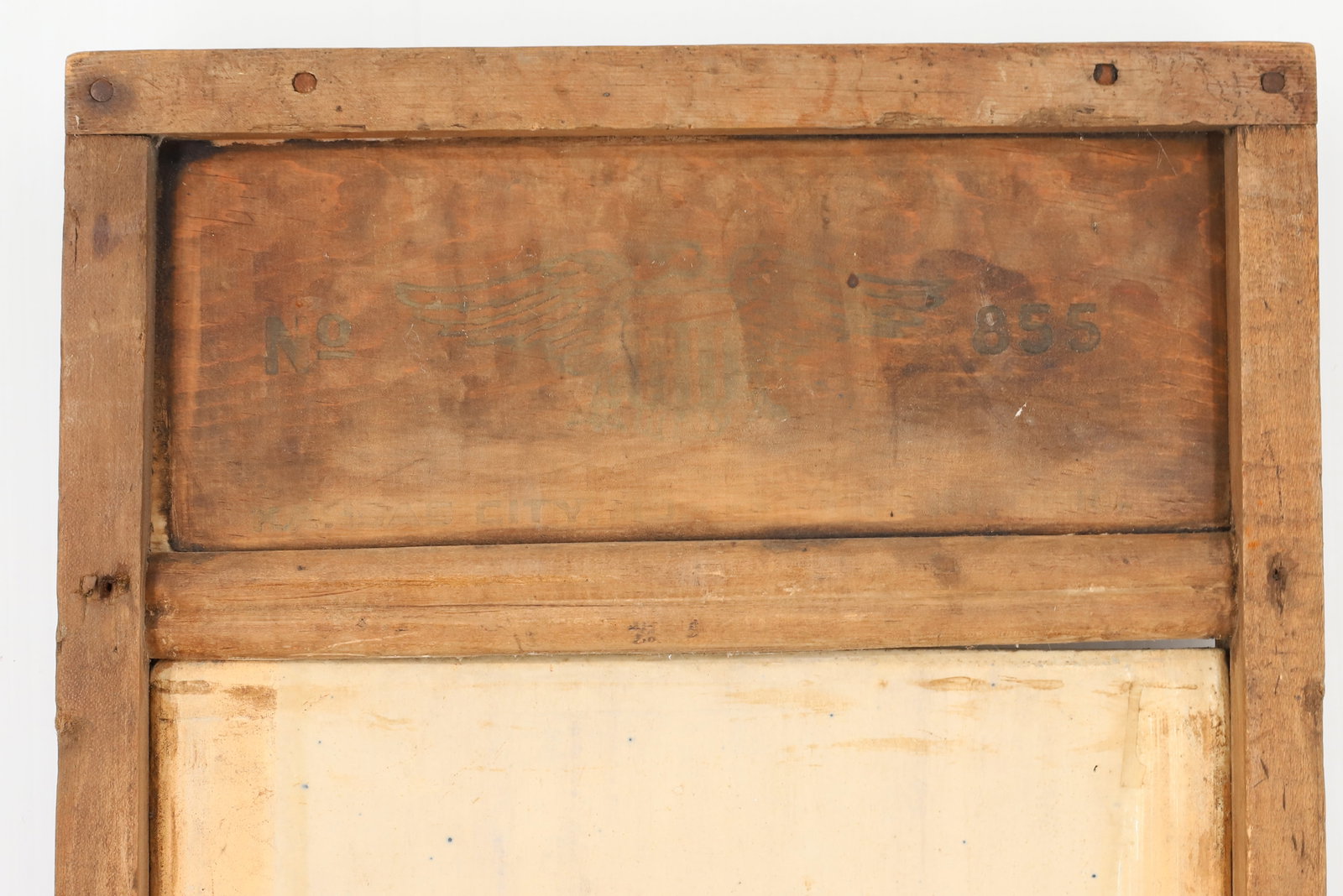 WASHBOARD WITH POTTERY INSERT - 3