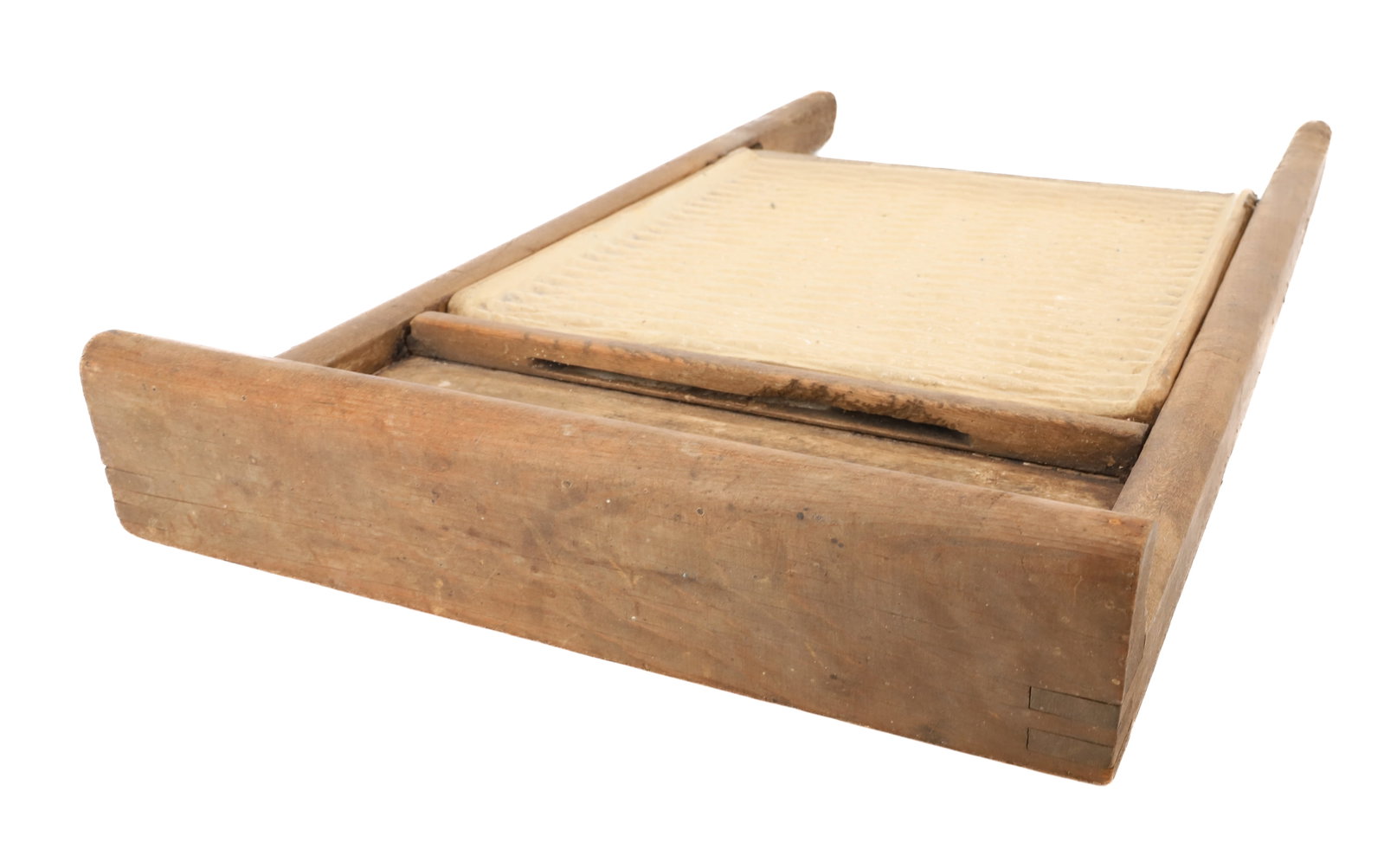 WASHBOARD WITH POTTERY INSERT - 4