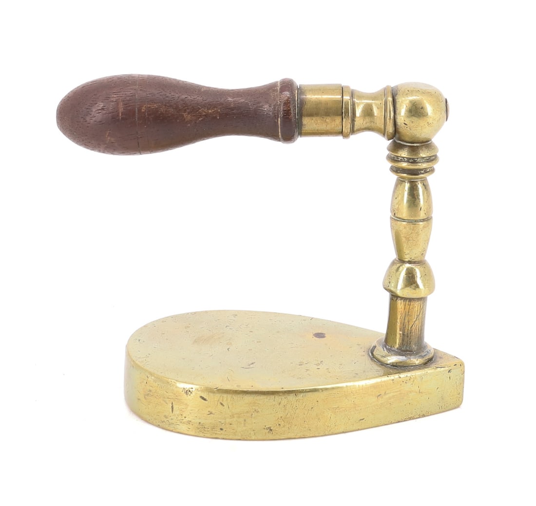 SMALL SIZE BRASS TEARDROP FLAT IRON (1 of 4)