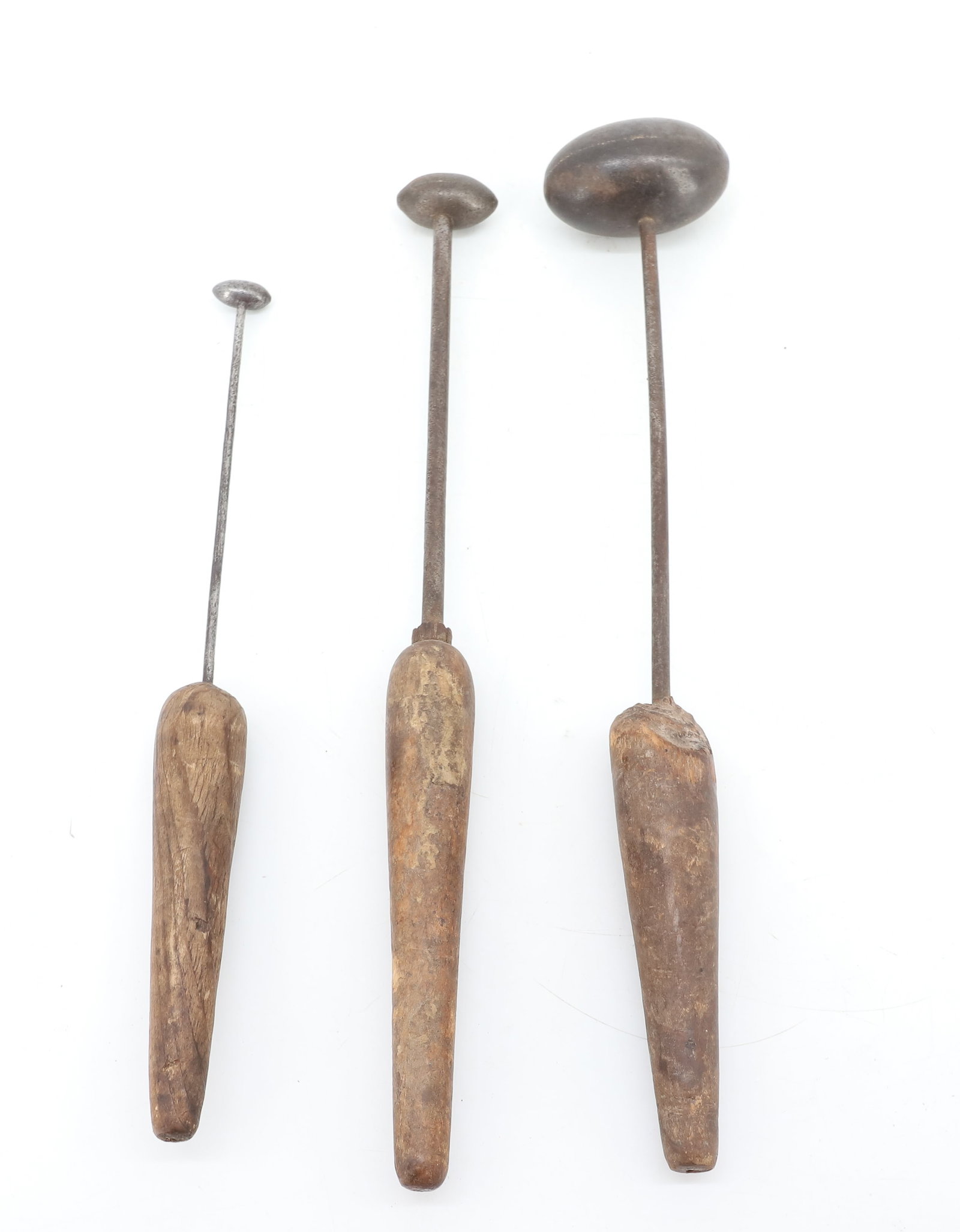(3) EGG IRON STEMS - 2
