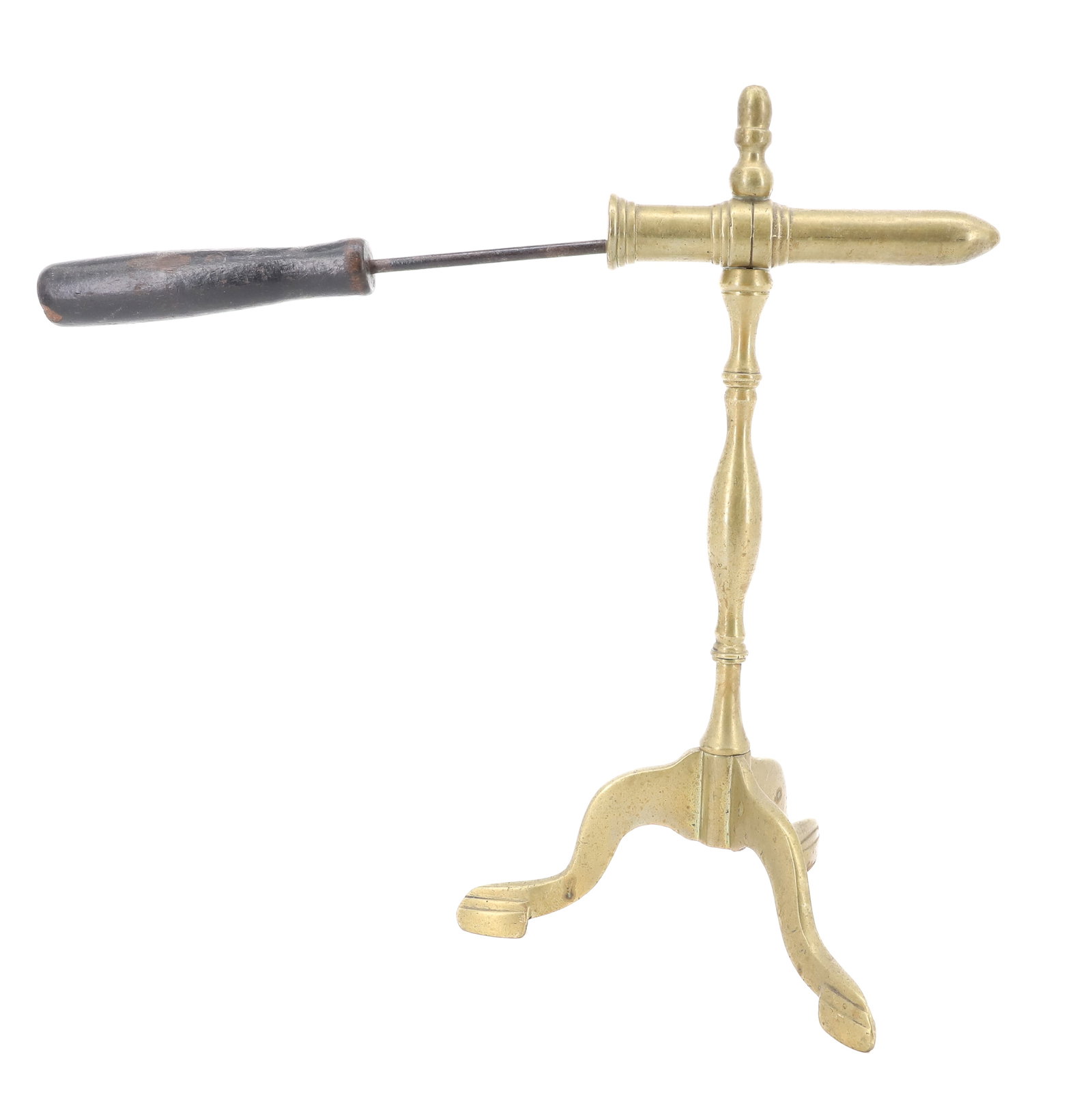 BRASS SINGLE BARREL GOFFERING IRON (1 of 4)