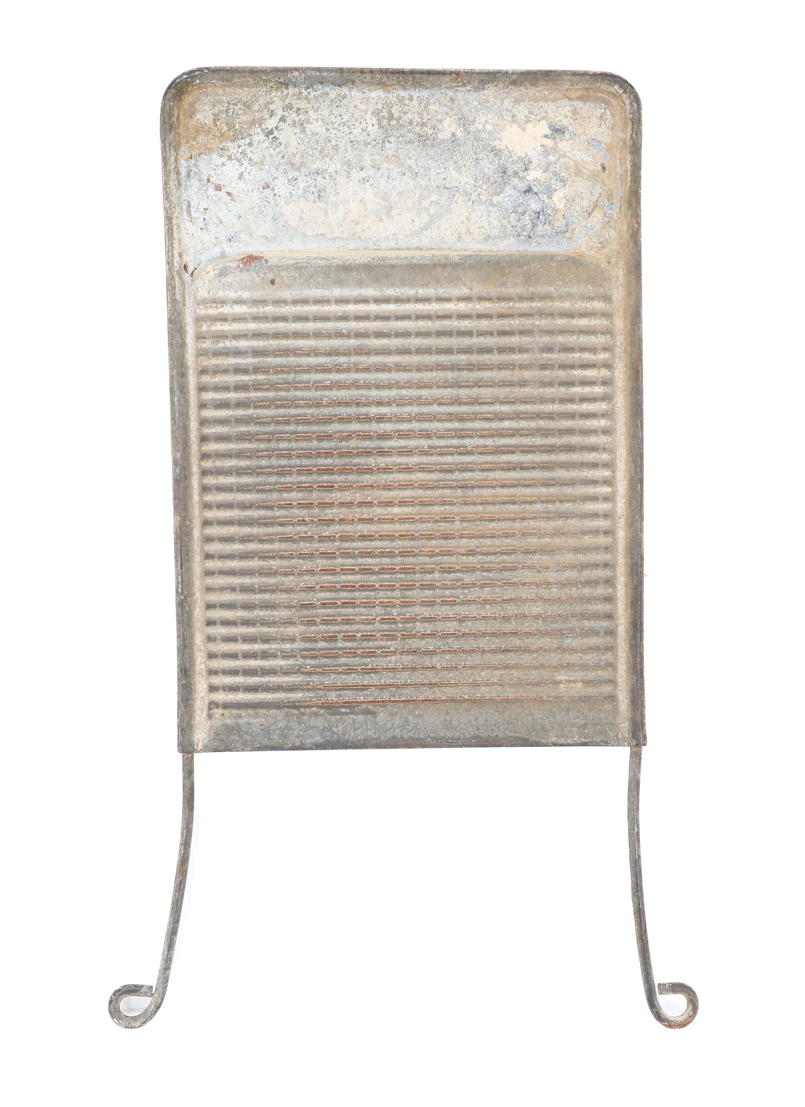 ANTIQUE GALVANIZED WASHBOARD - 2