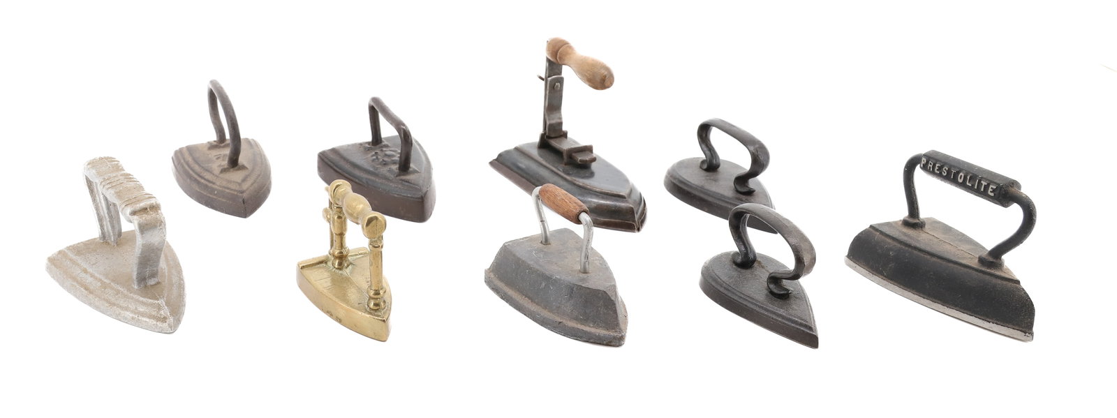 LOT OF MINIATURE PRESSING IRONS (1 of 5)