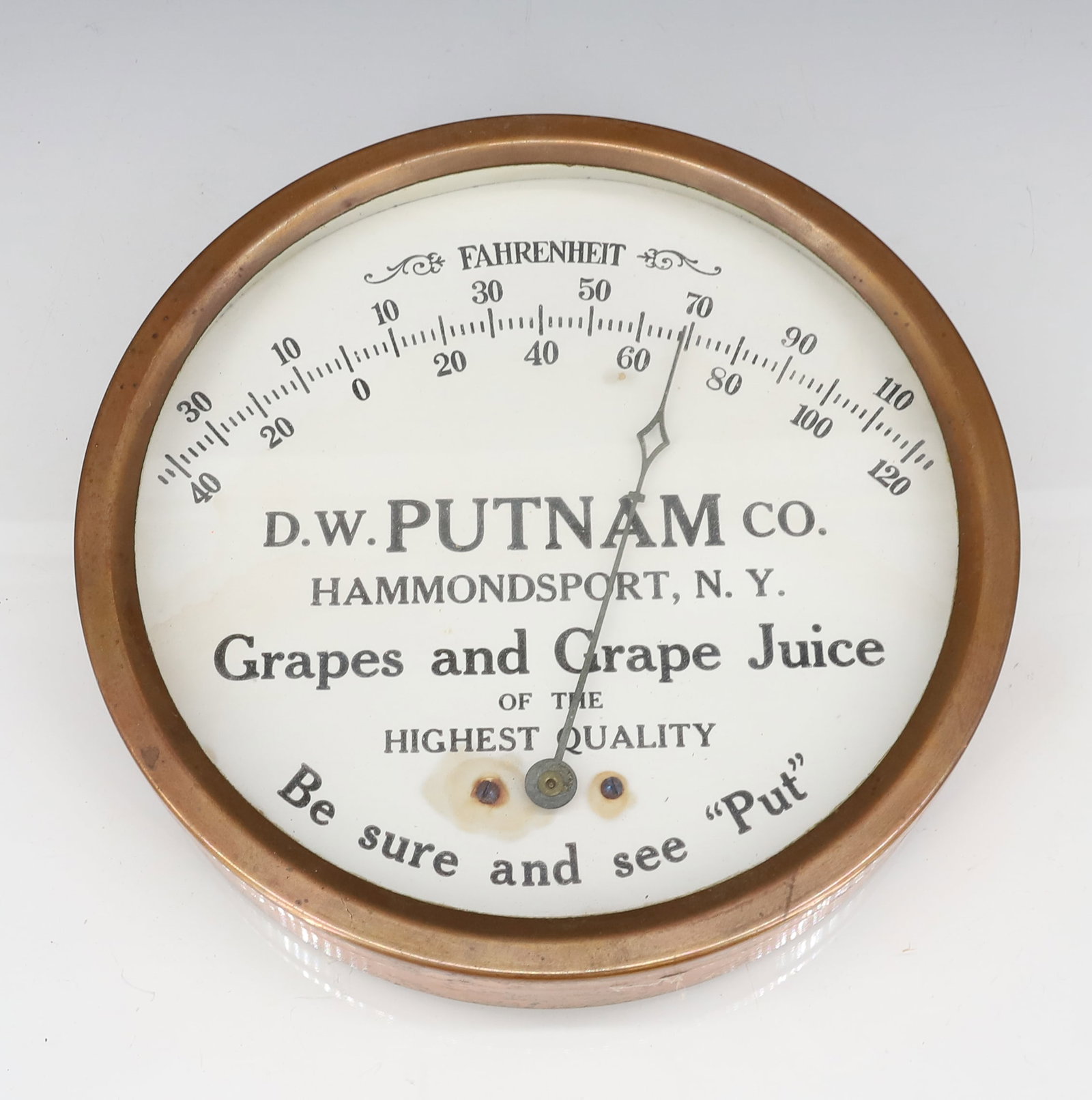 PUTNAM ADVERTISING THERMOMETER (1 of 3)