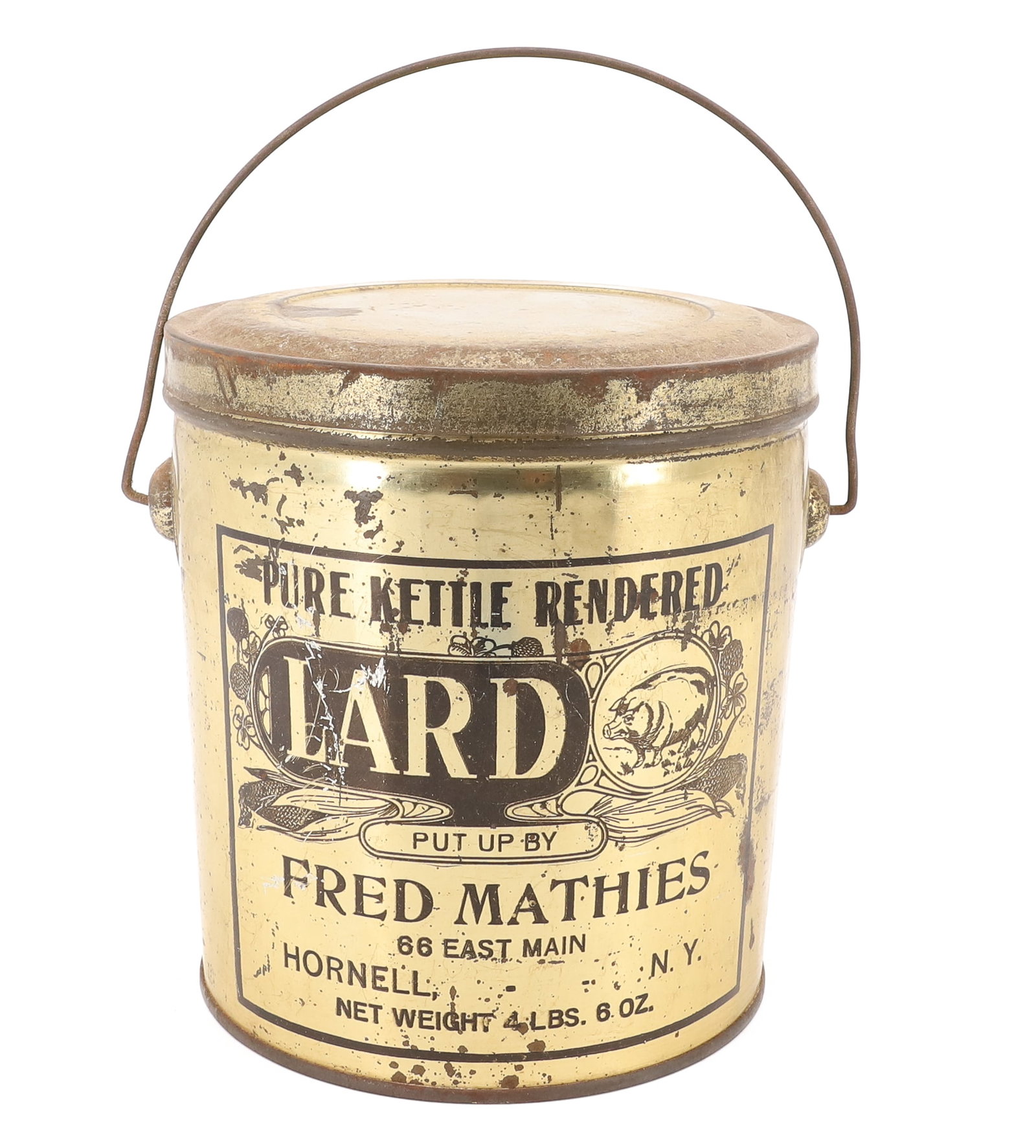 HORNELL, NY ADVERTISING TIN (1 of 4)