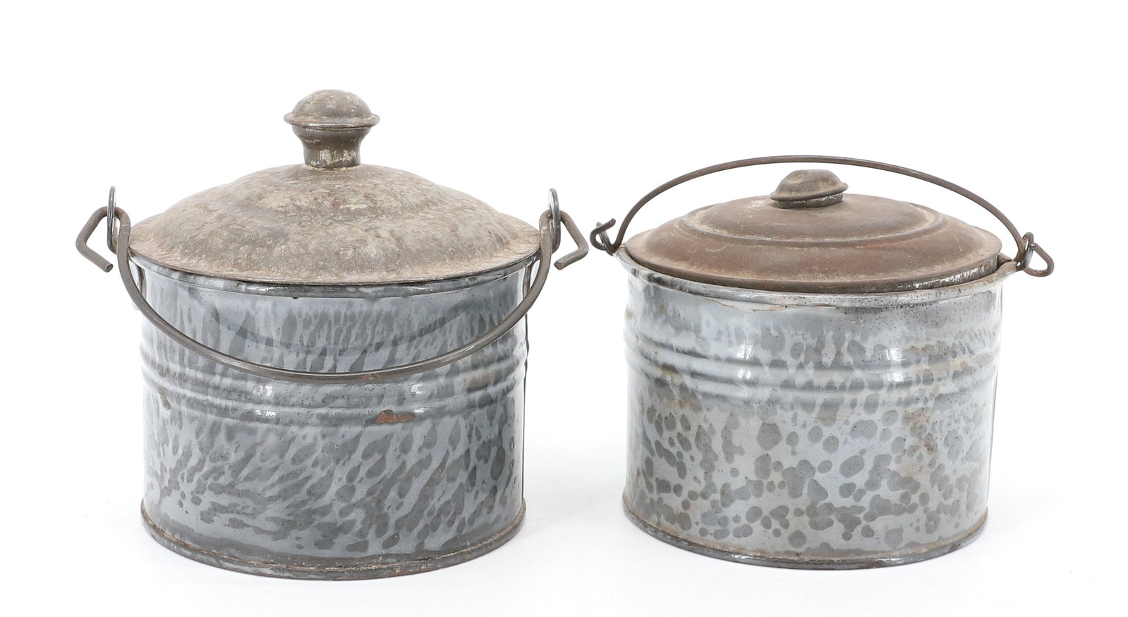 (2) AGATE BERRY PAILS - 3