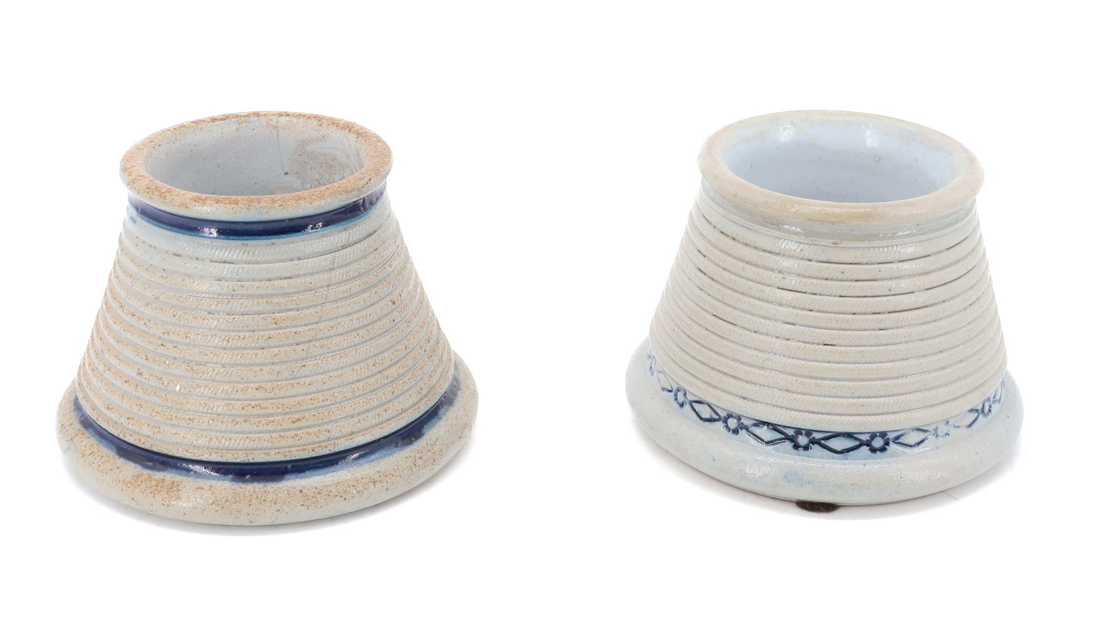 (2) STONEWARE MATCH HOLDERS (1 of 10)