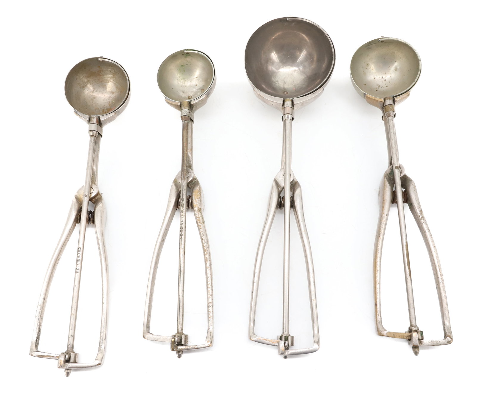 LOT OF (4) GILCHRIST'S ICE CREAM DIPPERS (1 of 7)
