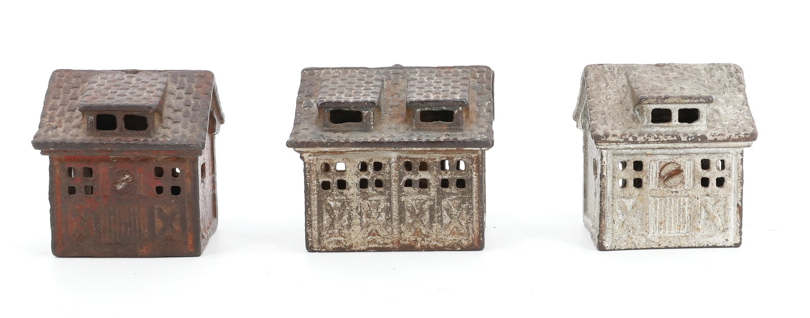 (3) CAST IRON GARAGE BANKS (1 of 5)